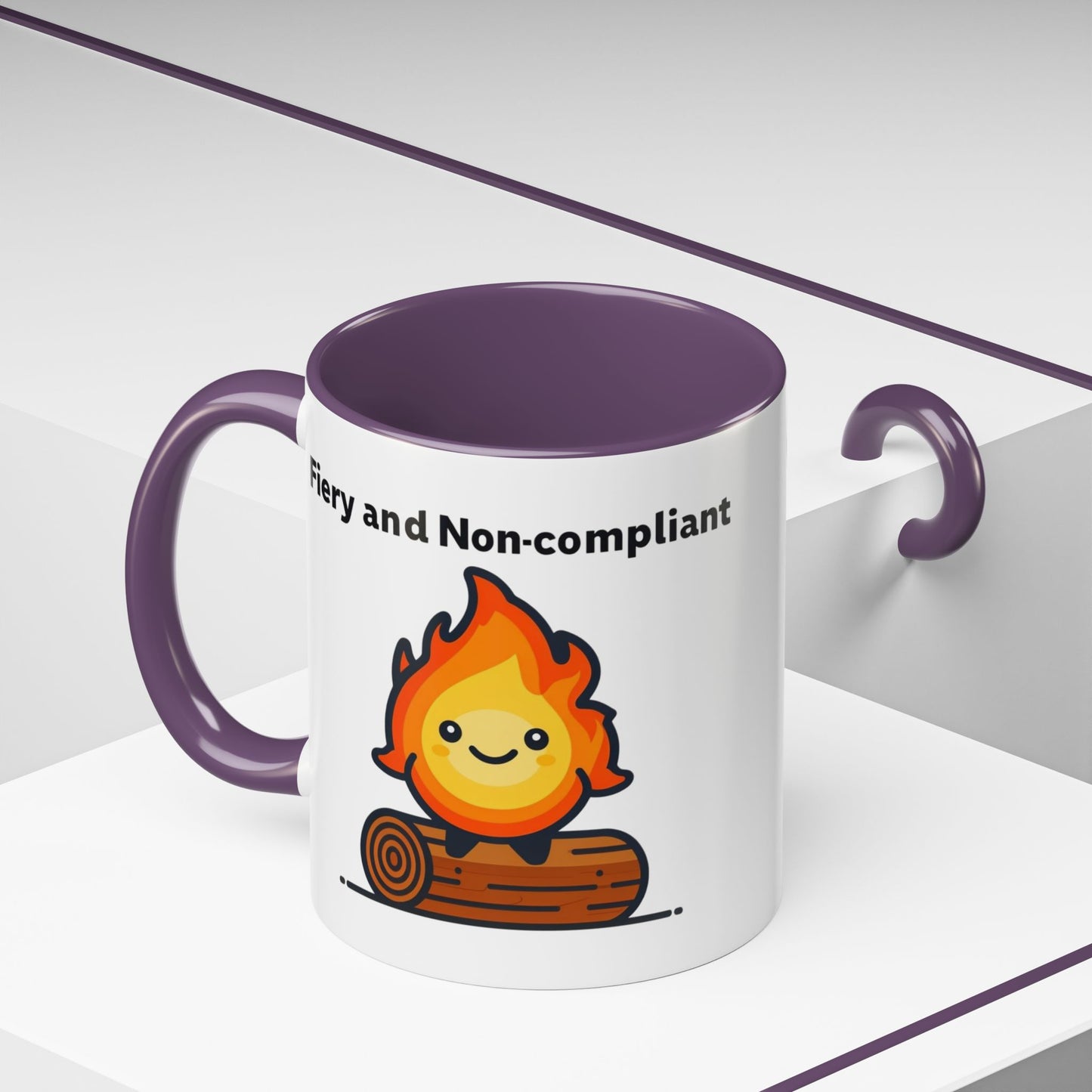 Fiery Coffee Mug | Fun Campfire Theme | Perfect Gift for Campers, Nature Lovers, Cozy Mornings, Birthdays, Holidays
