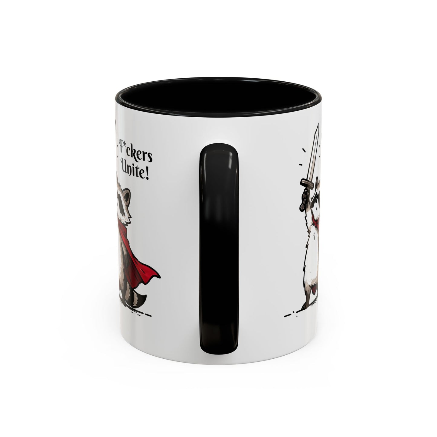 Raccoon Coffee Mug - Quirky Animal Mug for Adventurous Souls, Unique Gift, Fun Office Mug, Collectible Cup