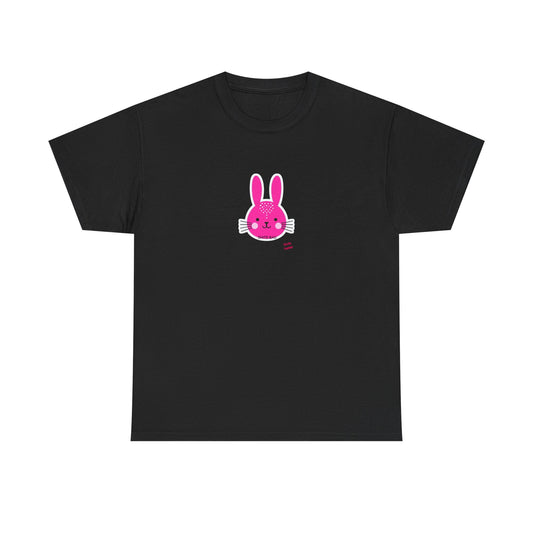 Sh*tebag Bunny Unisex Heavy Cotton Tee - Funny Graphic T-Shirt for Animal Lovers, Streetwear Fashion, Casual Wear, Lighthearted Style