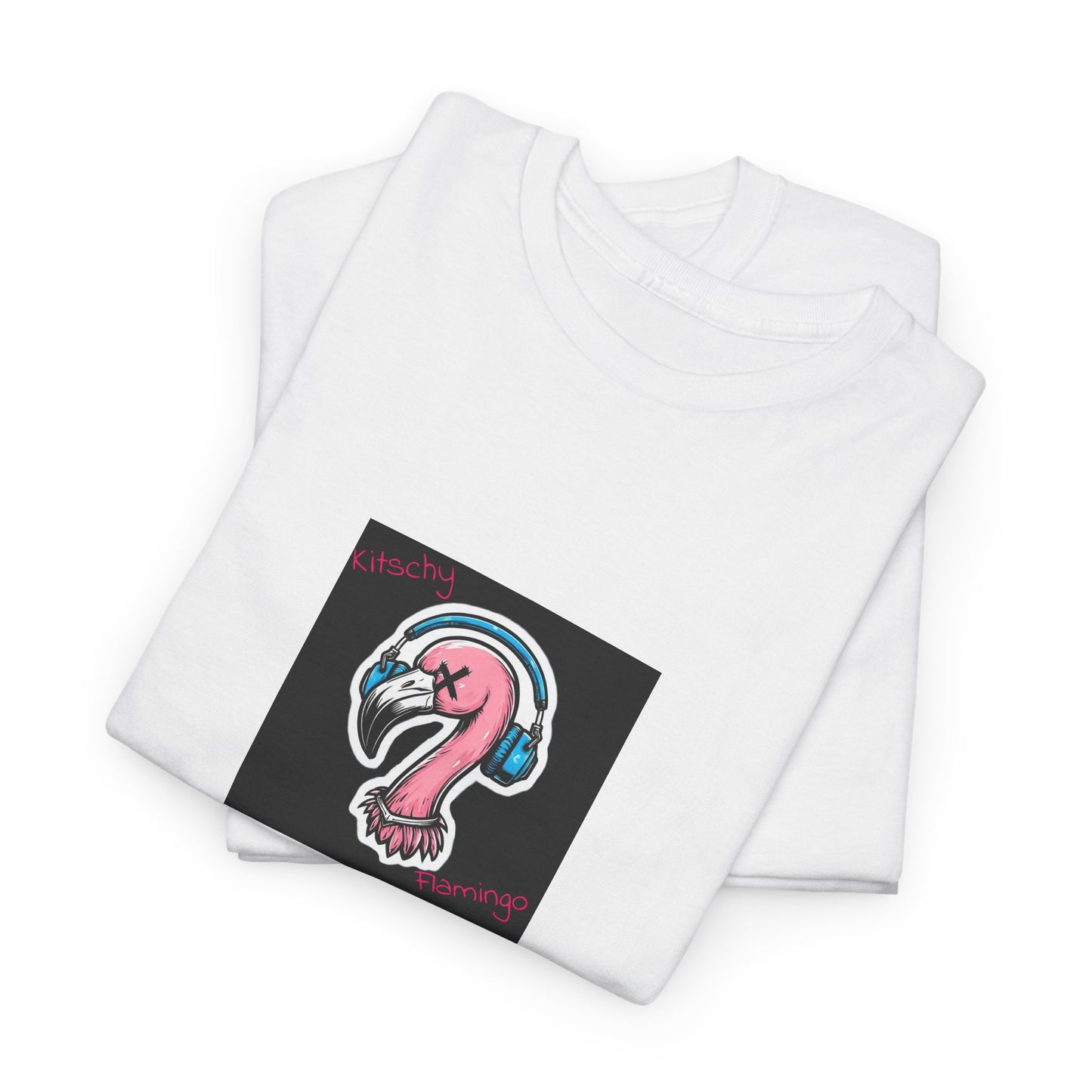 Kitschy Flamingo Tee, Fun T-Shirt for Beach Lovers, Summer Vibe Shirt, Unique Gift for Her, Gift for Him, Streetwear