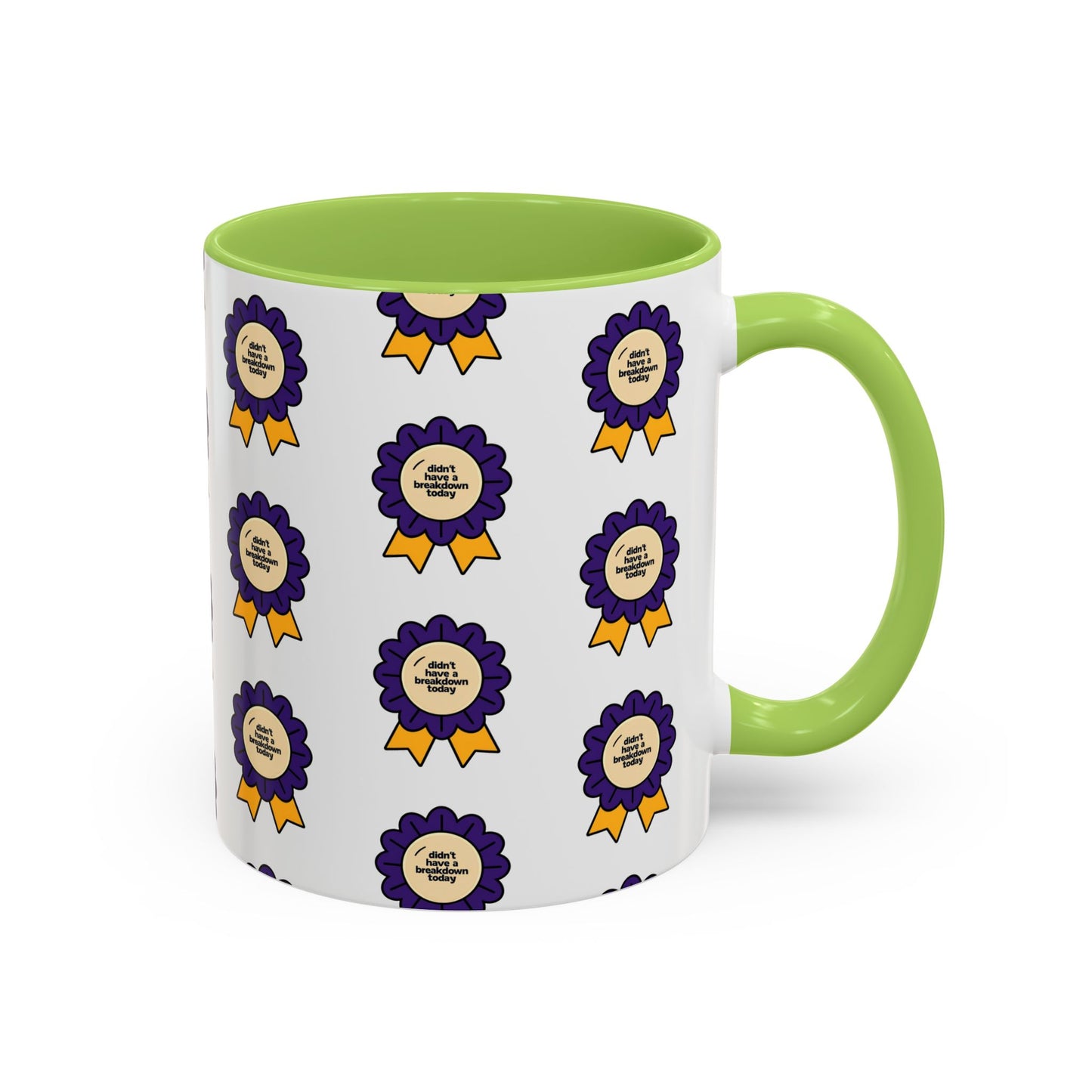 Purple Ribbon Award Coffee Mug | Winner's Gift, Celebration Mug, Office Decor, Unique Personalized Cup, Award Ceremony