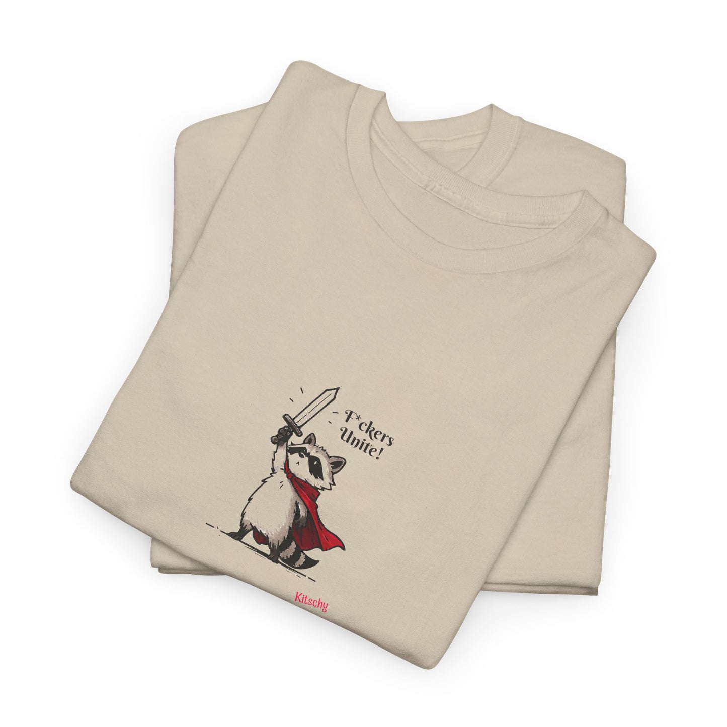 Playful Raccoon Graphic Cotton Tee, Funny Animal Shirt, Unisex Gift, Cute Humour Top, Casual Wear