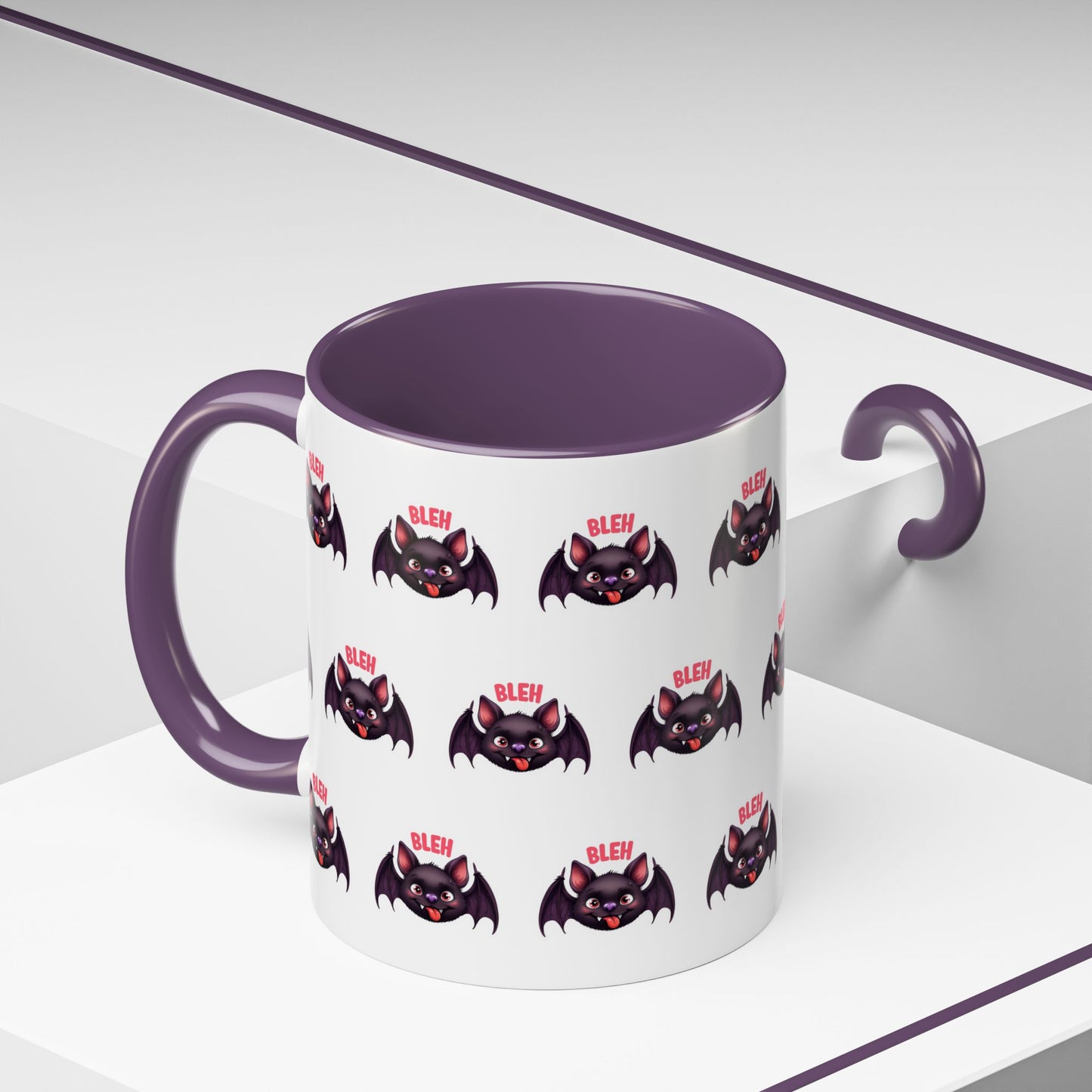 Gothic Bat Coffee Mug, Halloween Gift, Cute Animal Cup, Spooky Decor, Funny Kitchenware