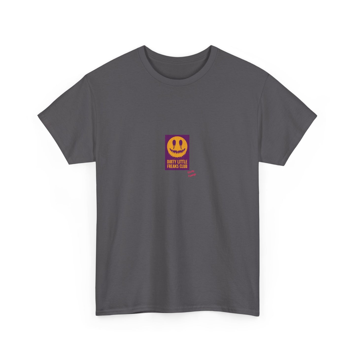 "Dirty Little Freaks Club" Unisex Heavy Cotton Tee, Casual Shirt, Graphic Tee, Trendy Outfit, Gift for Friends, Streetwear Essential