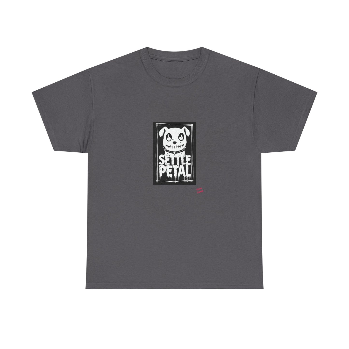 Settle Petal Dog Tee | Fun Unisex Cotton T-Shirt for Casual Wear