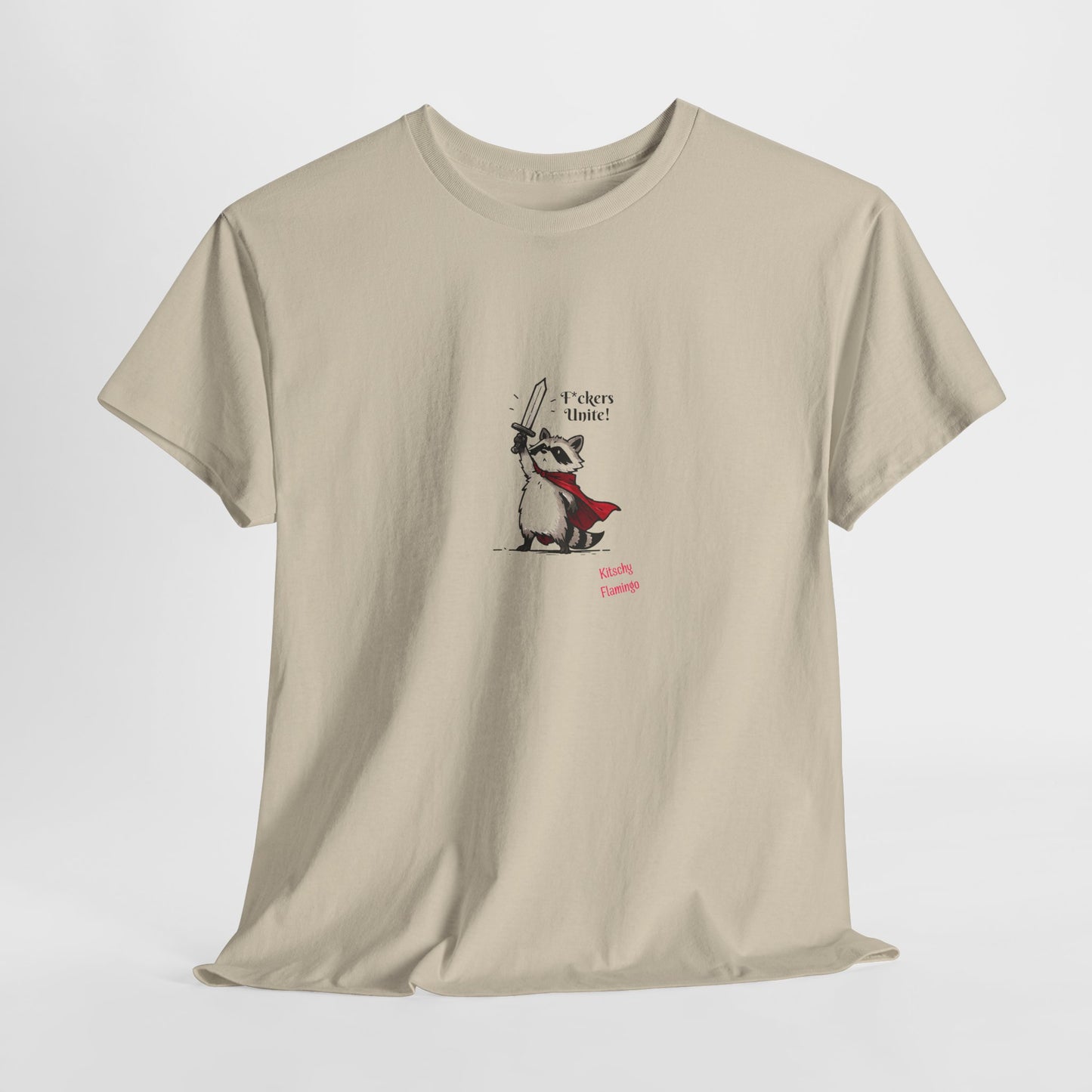 Playful Raccoon Graphic Cotton Tee, Funny Animal Shirt, Unisex Gift, Cute Humour Top, Casual Wear