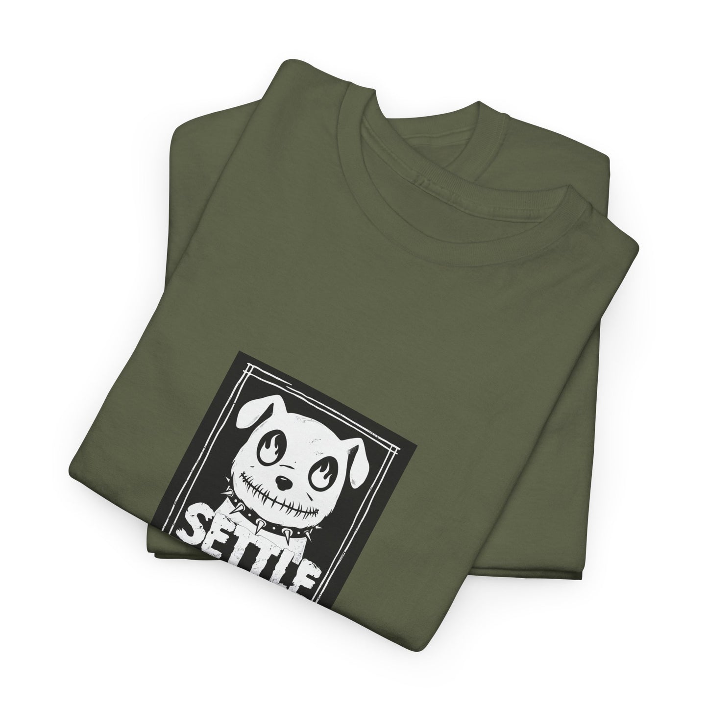 Settle Petal Dog Tee | Fun Unisex Cotton T-Shirt for Casual Wear