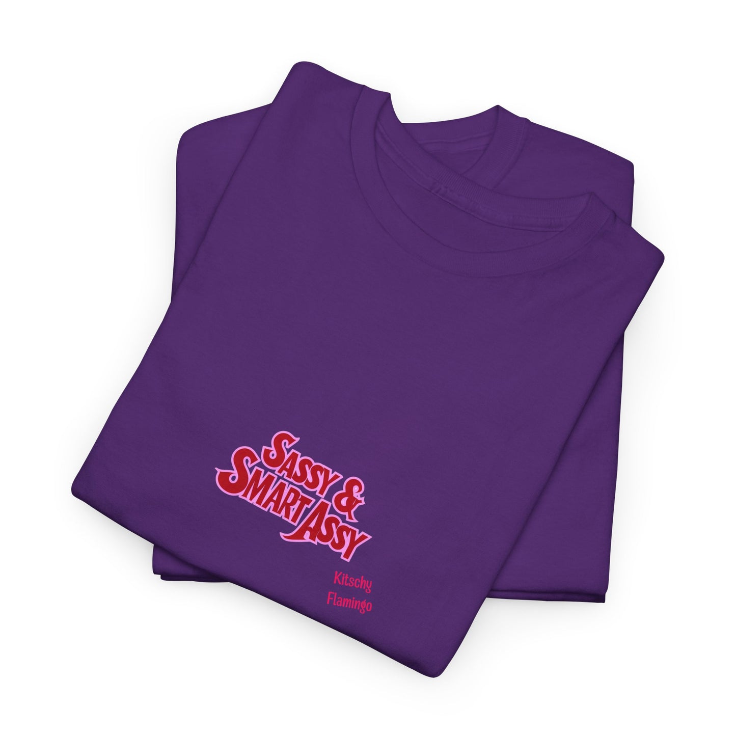 Sassy & Smart Assy Unisex Tee - Fun Cotton T-Shirt for Casual Outfits, Gift for Friends, Birthday Wear, Everyday Style, Quirky Graphic Shirt