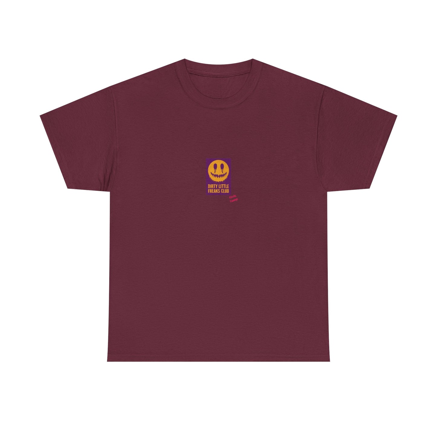 "Dirty Little Freaks Club" Unisex Heavy Cotton Tee, Casual Shirt, Graphic Tee, Trendy Outfit, Gift for Friends, Streetwear Essential