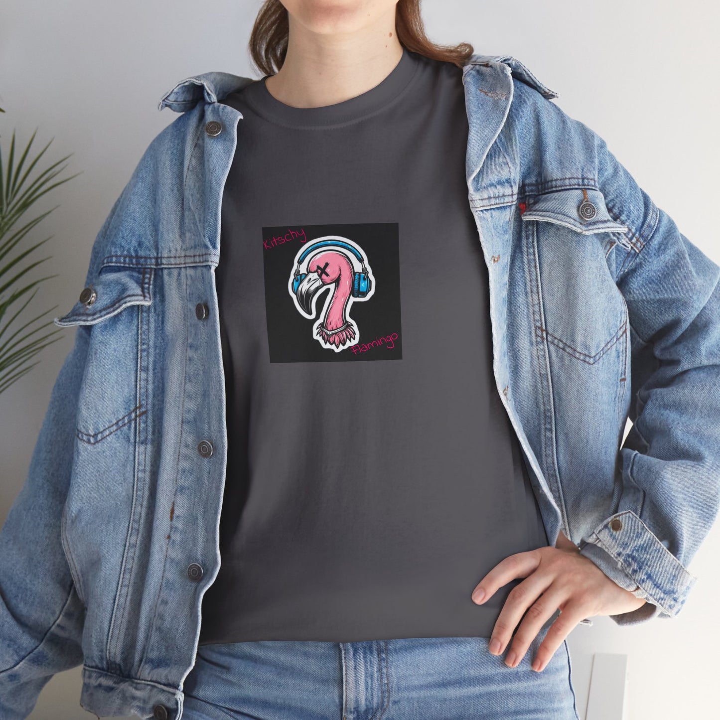 Kitschy Flamingo Tee, Fun T-Shirt for Beach Lovers, Summer Vibe Shirt, Unique Gift for Her, Gift for Him, Streetwear