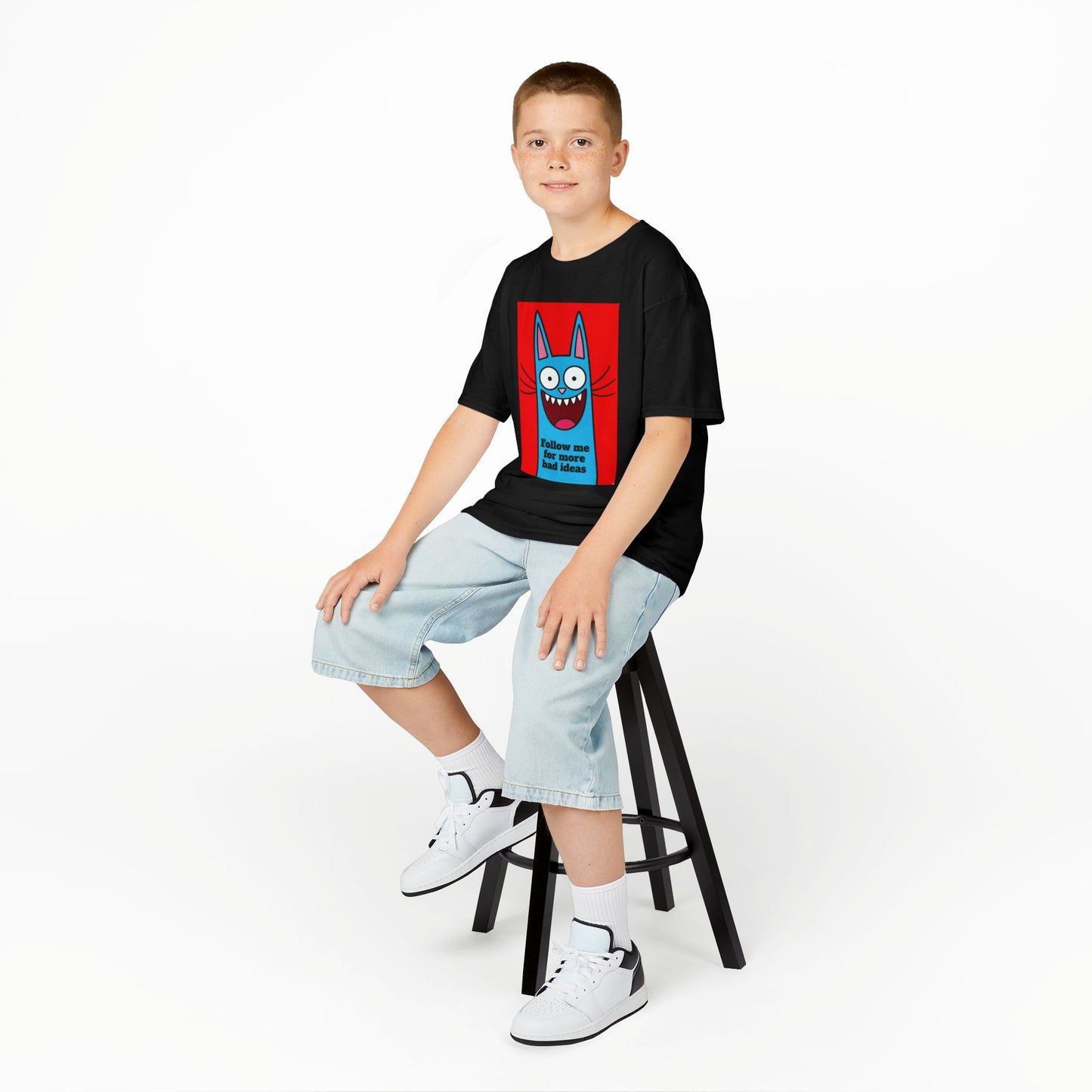 Playful Kids Tee with Whimsical Cat Design - Perfect for Parties, Gifts, Special Occasions, Summer Fun, Everyday Wear