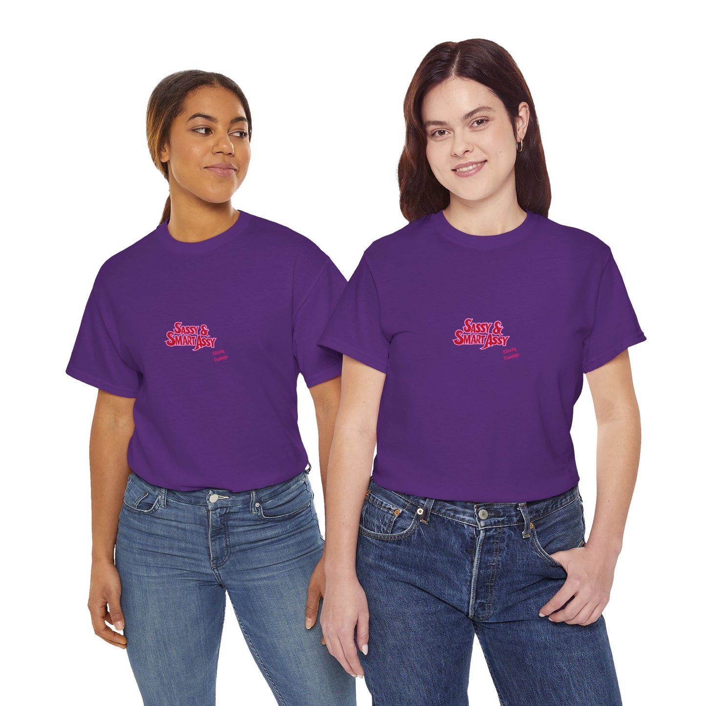 Sassy & Smart Assy Unisex Tee - Fun Cotton T-Shirt for Casual Outfits, Gift for Friends, Birthday Wear, Everyday Style, Quirky Graphic Shirt