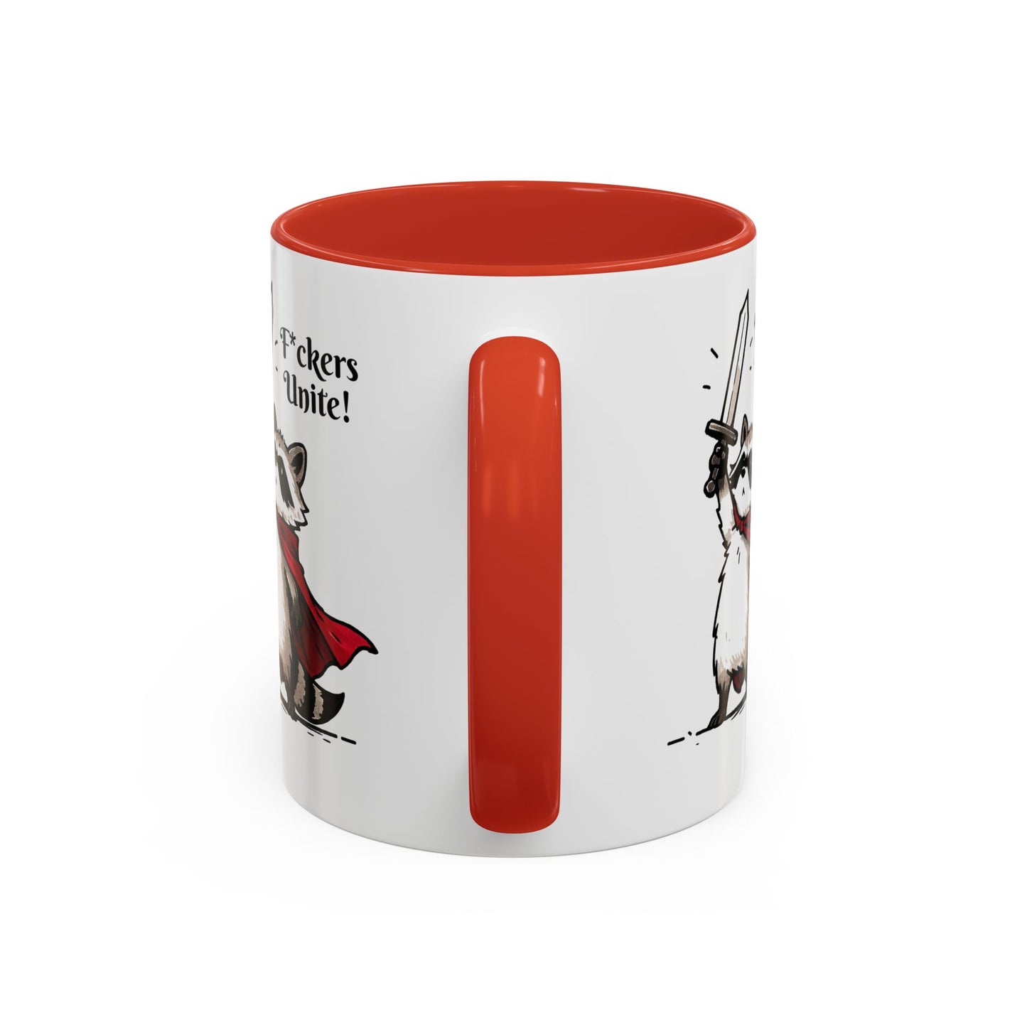 Raccoon Coffee Mug - Quirky Animal Mug for Adventurous Souls, Unique Gift, Fun Office Mug, Collectible Cup