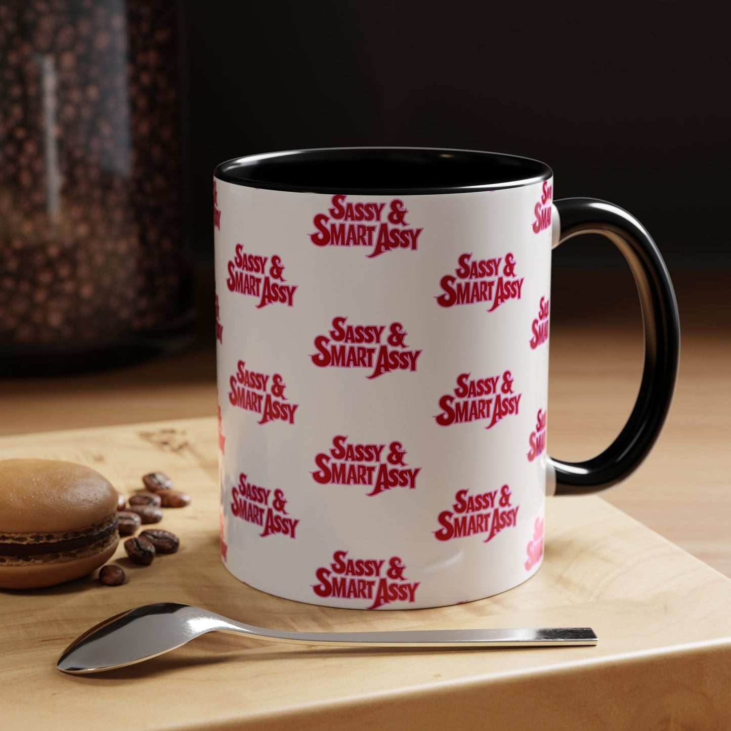 Sassy Coffee Mug, Sassy & Smart Assy, Funny Gift, Home Office Décor, Coffee Lover, Birthday Present, Humour Mug