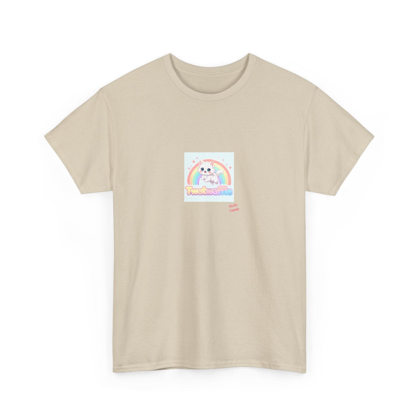 Cute but Rude Kitten Unisex Heavy Cotton Tee, Cute Pet Lover Shirt, Casual Everyday Wear, Animal [...]