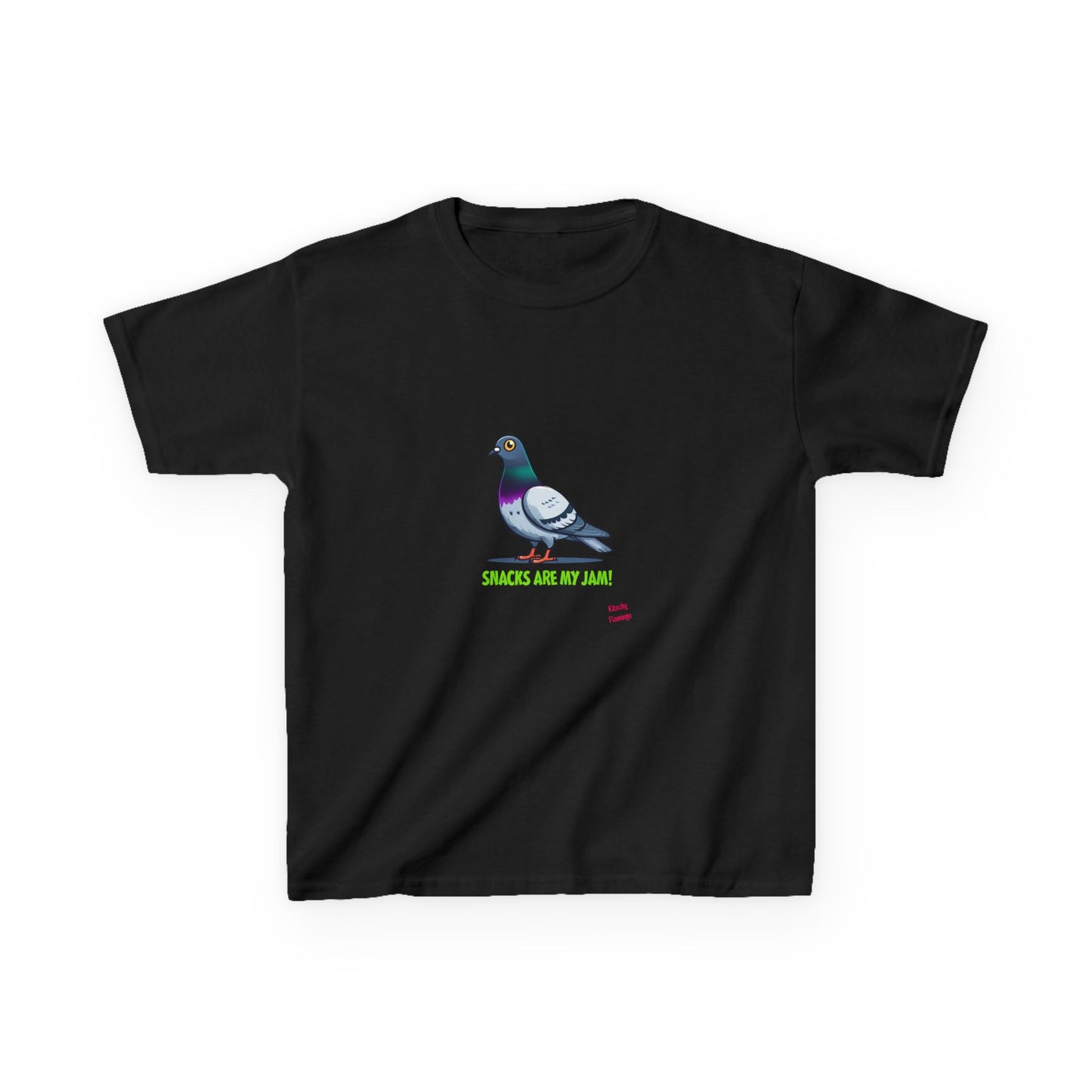 Kids Snack-Themed Tee, Fun Gifts for Kids, Bird Lovers T-Shirt, Cute Summer Outfits, Birthday Party Apparel