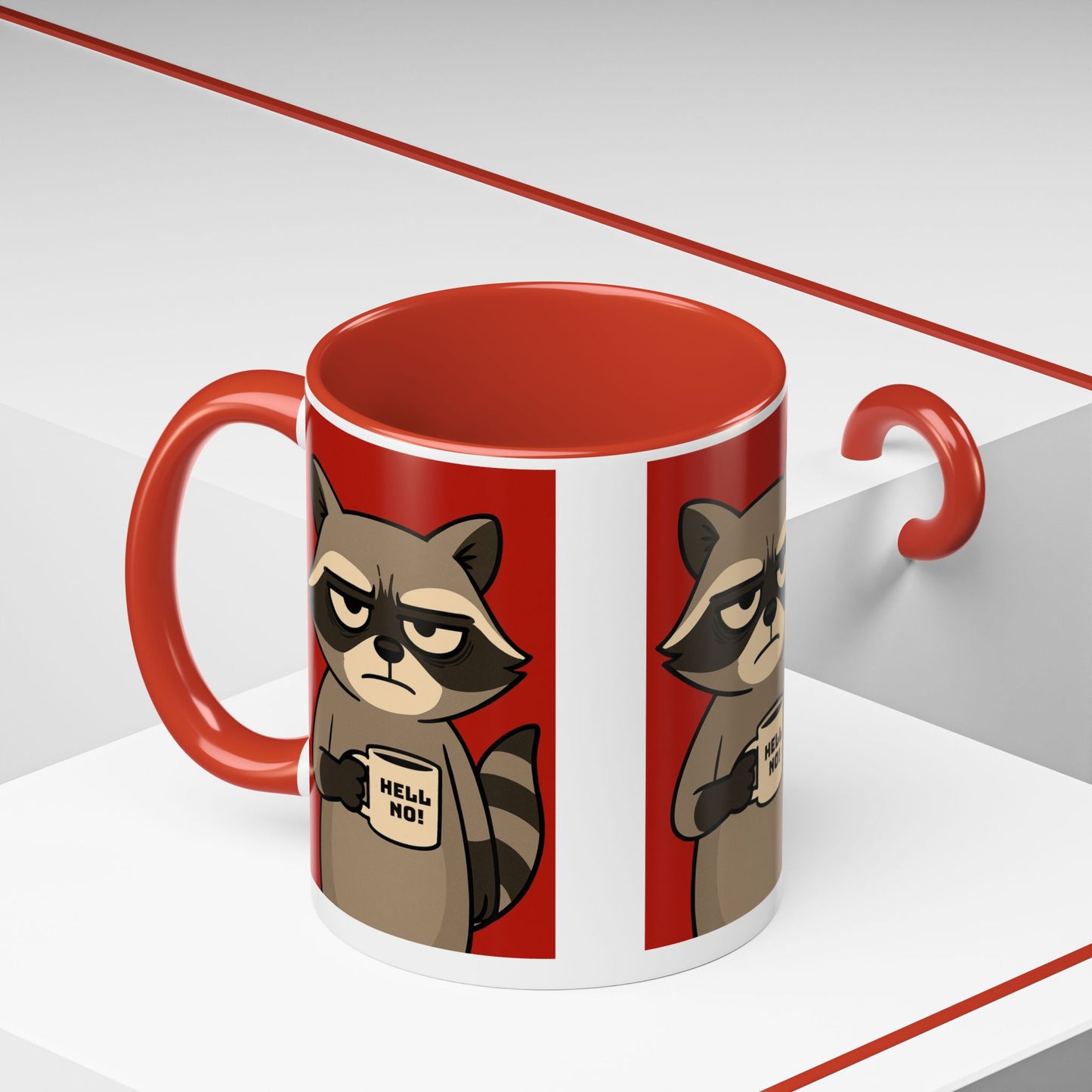 Sassy Raccoon Coffee Mug, Funny Gift for Animal Lovers, Cute Home Decor, Office Mug, Unique Coffee Cup