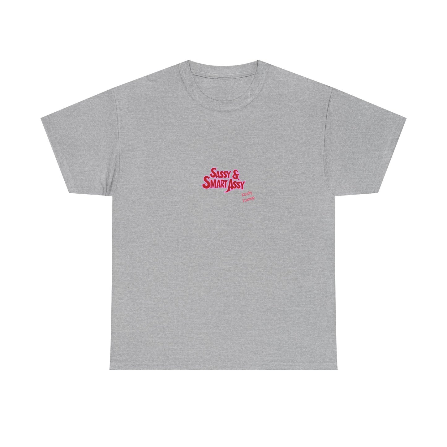 Sassy & Smart Assy Unisex Tee - Fun Cotton T-Shirt for Casual Outfits, Gift for Friends, Birthday Wear, Everyday Style, Quirky Graphic Shirt