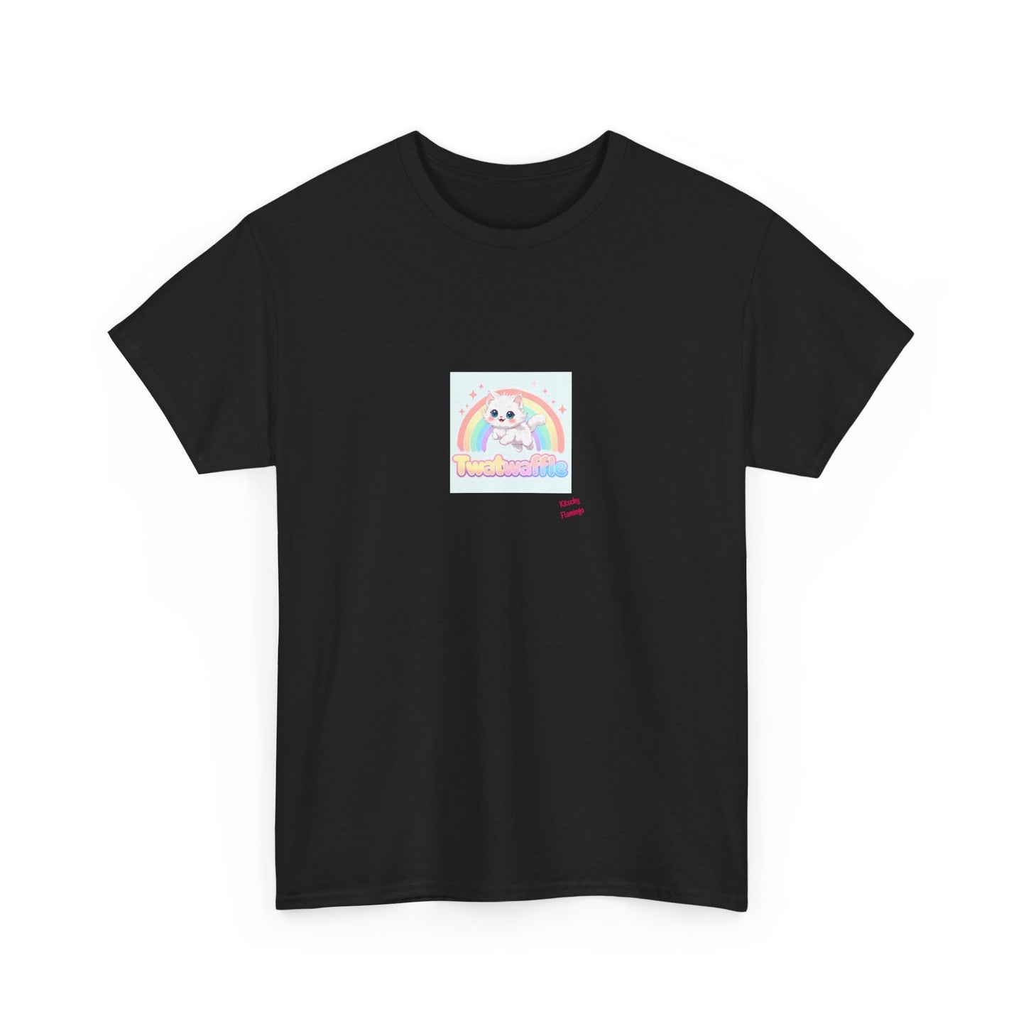 Cute but Rude Kitten Unisex Heavy Cotton Tee, Cute Pet Lover Shirt, Casual Everyday Wear, Animal [...]
