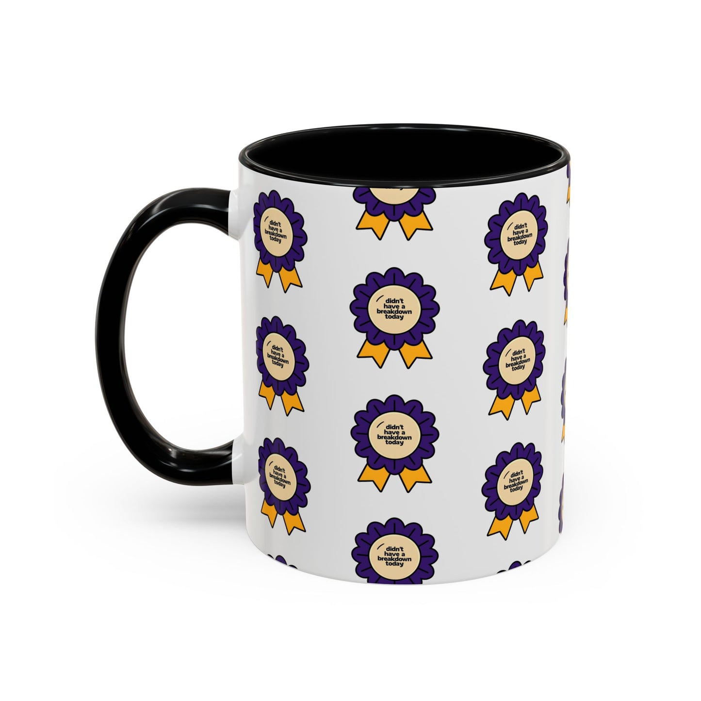 Purple Ribbon Award Coffee Mug | Winner's Gift, Celebration Mug, Office Decor, Unique Personalized Cup, Award Ceremony