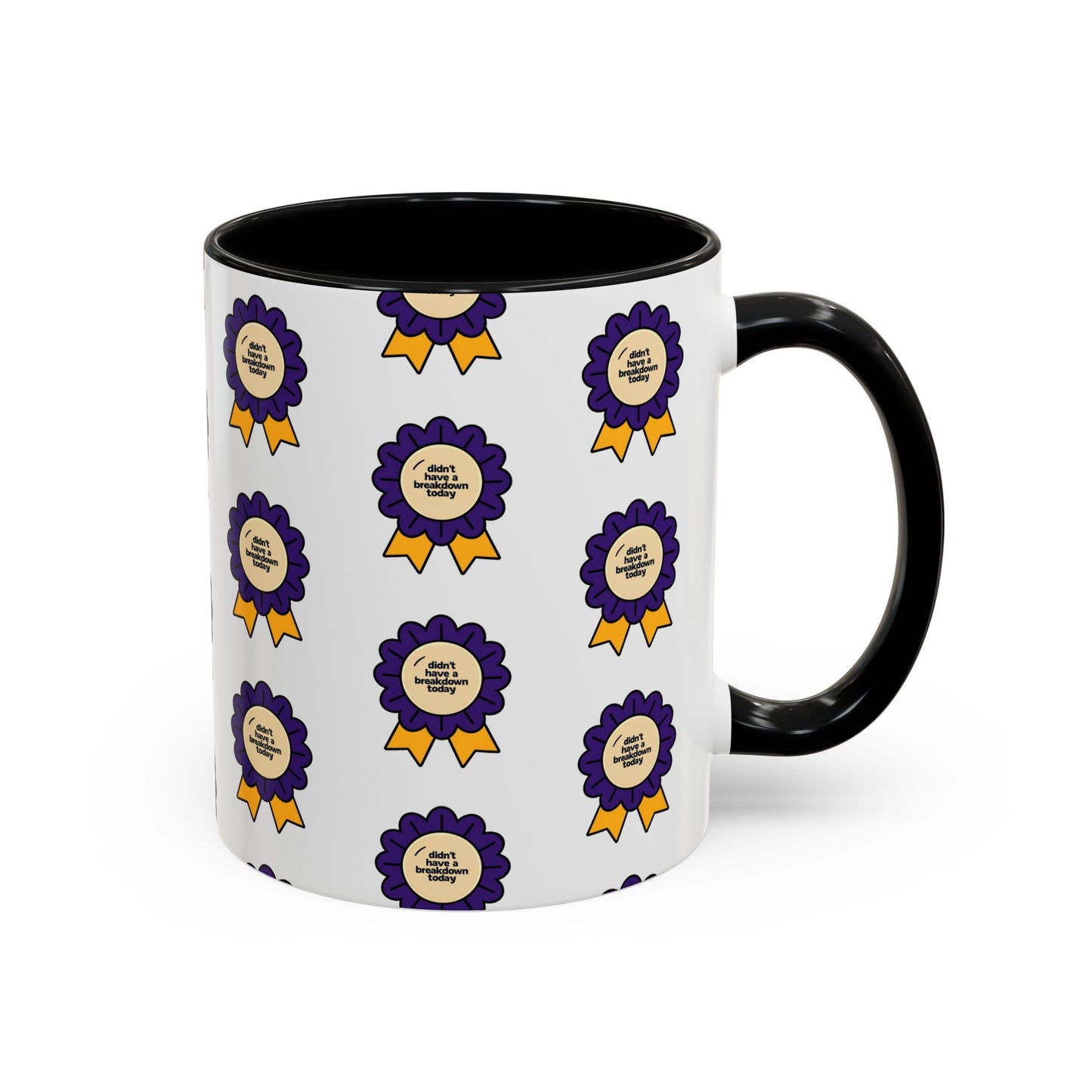 Purple Ribbon Award Coffee Mug | Winner's Gift, Celebration Mug, Office Decor, Unique Personalized Cup, Award Ceremony