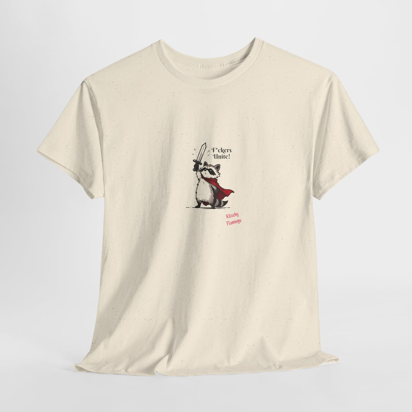 Playful Raccoon Graphic Cotton Tee, Funny Animal Shirt, Unisex Gift, Cute Humour Top, Casual Wear