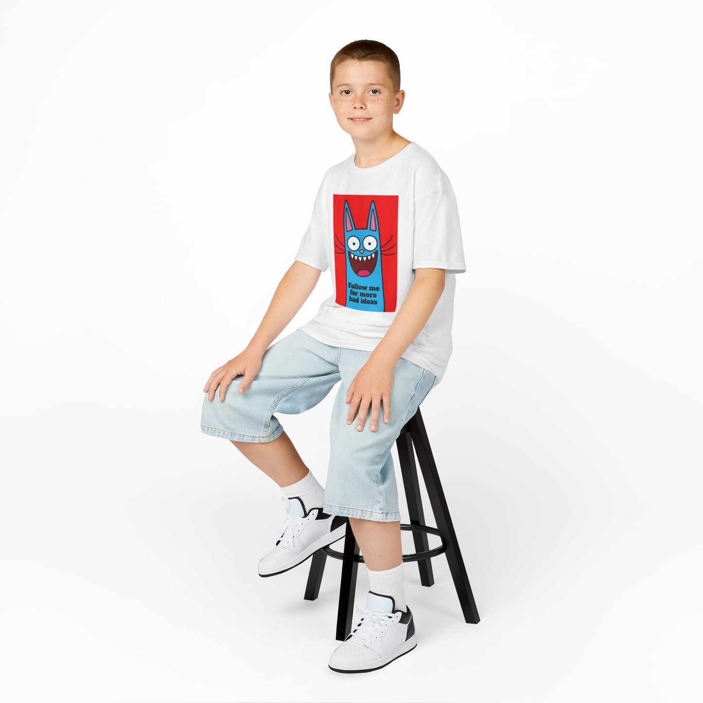 Playful Kids Tee with Whimsical Cat Design - Perfect for Parties, Gifts, Special Occasions, Summer Fun, Everyday Wear