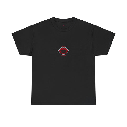 Bold Lips Unisex Heavy Cotton Tee, Graphic Tee, Casual Wear, Trendy T-Shirt, Gift for Her, Gift for Him, Everyday Style