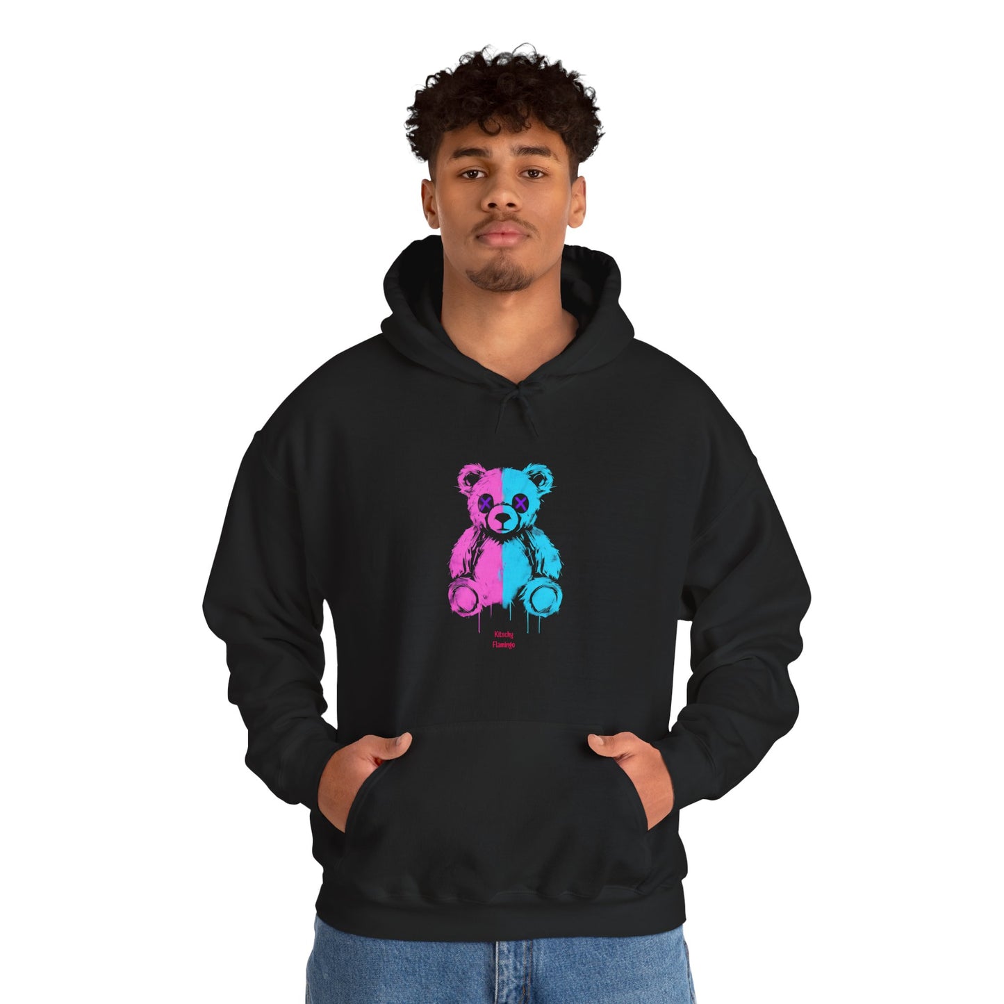 Melting Bear Unisex Hoodie, Cute Graphic, Hoodie For Him, Hoodie For Her, Gift, Perfect for Warmth & Style