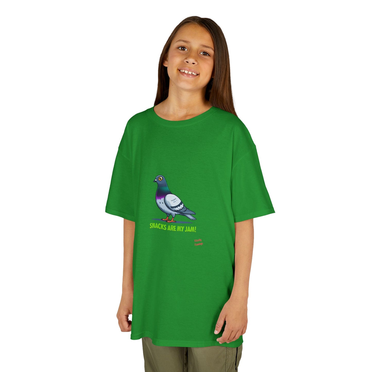 Kids Snack-Themed Tee, Fun Gifts for Kids, Bird Lovers T-Shirt, Cute Summer Outfits, Birthday Party Apparel