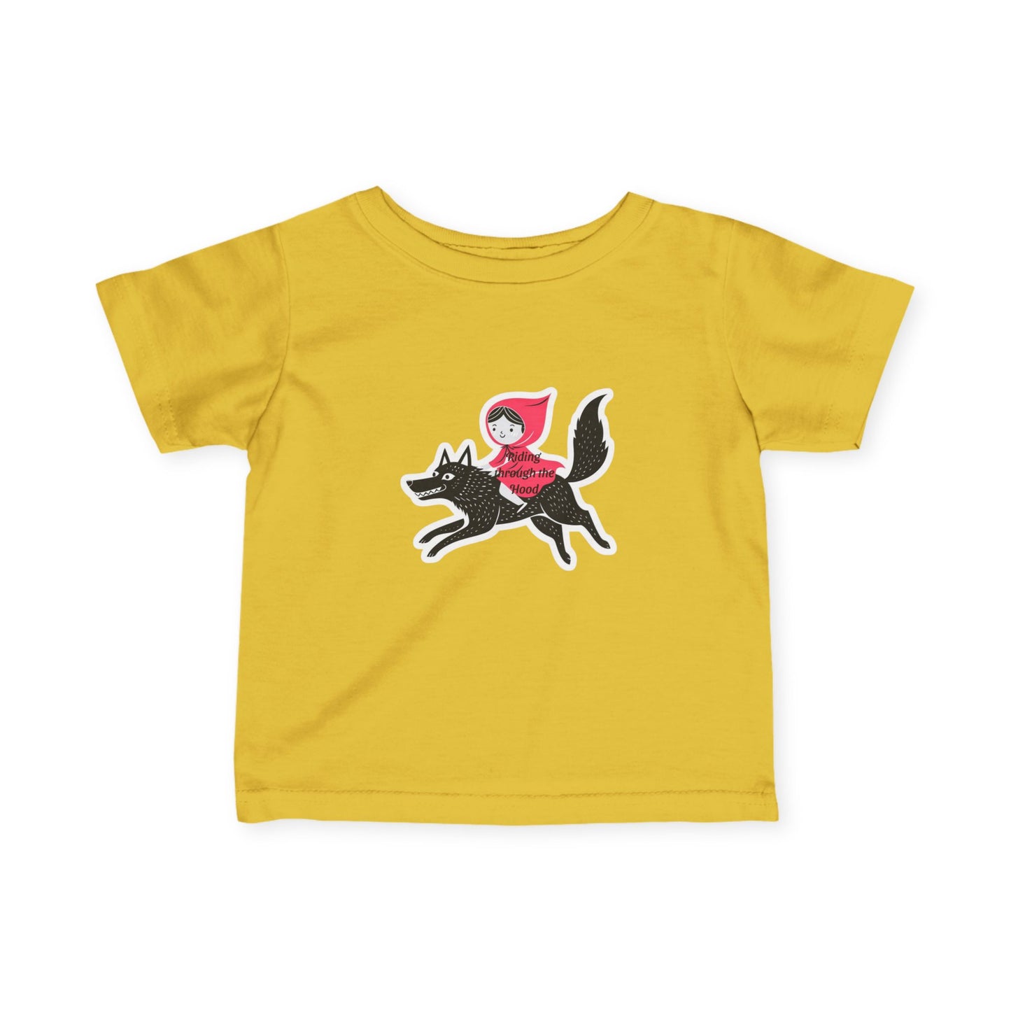 Whimsical Infant Tee - Little Red Riding Hood Adventure, Baby T-Shirt, Kids Clothing, Nursery Gift, Toddler Apparel