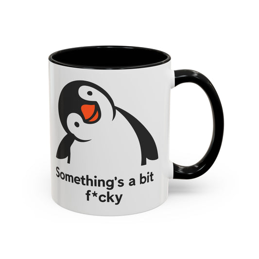 Funny Penguin Coffee Mug - Humorous Gift for Coffee Lovers, Unique Kitchen Decor, Quirky Animal Mug, Birthday Present, Seasonal Gift