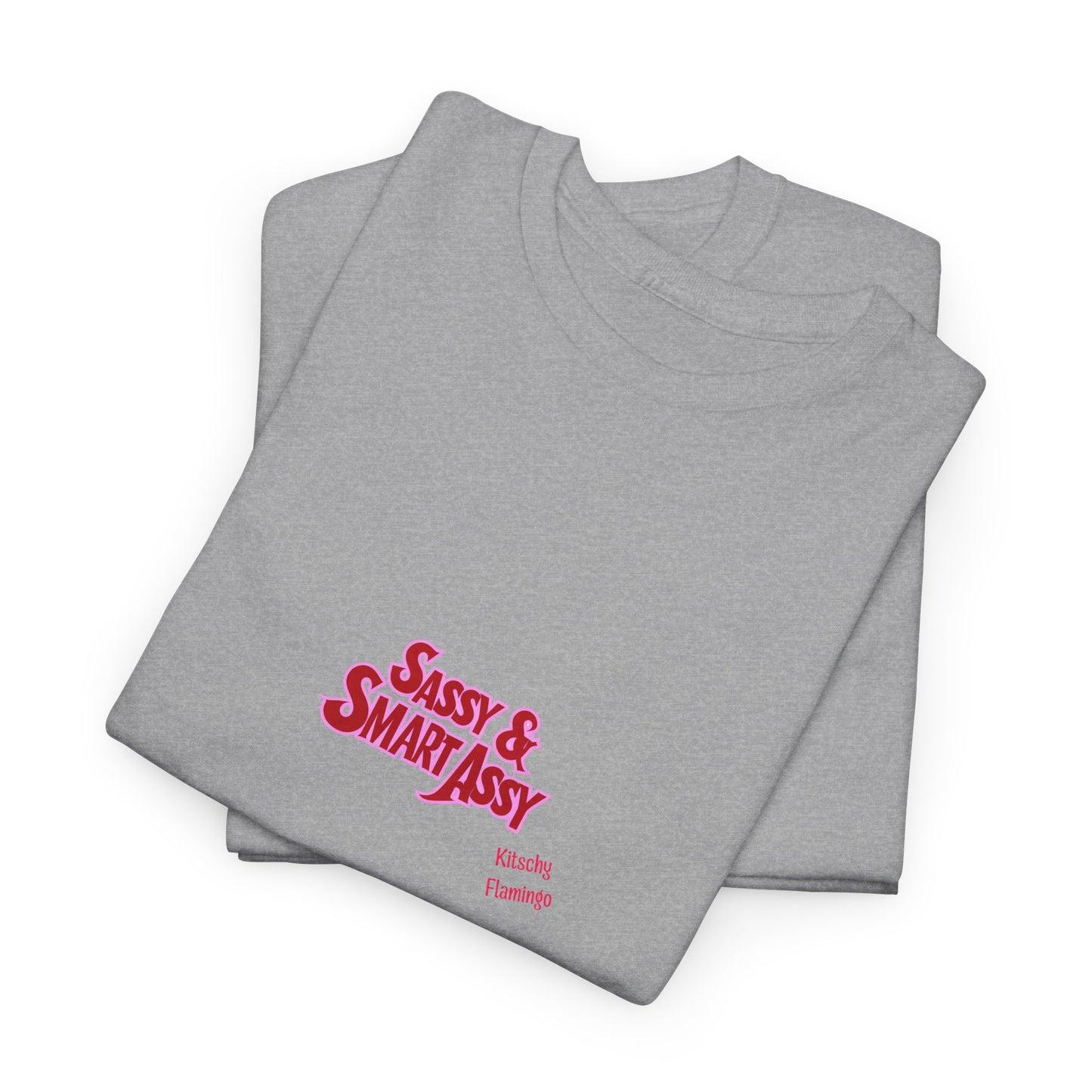 Sassy & Smart Assy Unisex Tee - Fun Cotton T-Shirt for Casual Outfits, Gift for Friends, Birthday Wear, Everyday Style, Quirky Graphic Shirt