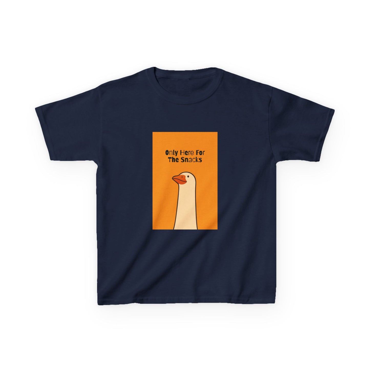 Only Here For The Snacks-Themed Kids Tee, Funny Kids T-Shirt, Cute Children's Apparel, Gift for Snack Lovers, Perfect for Birthday and Playdates