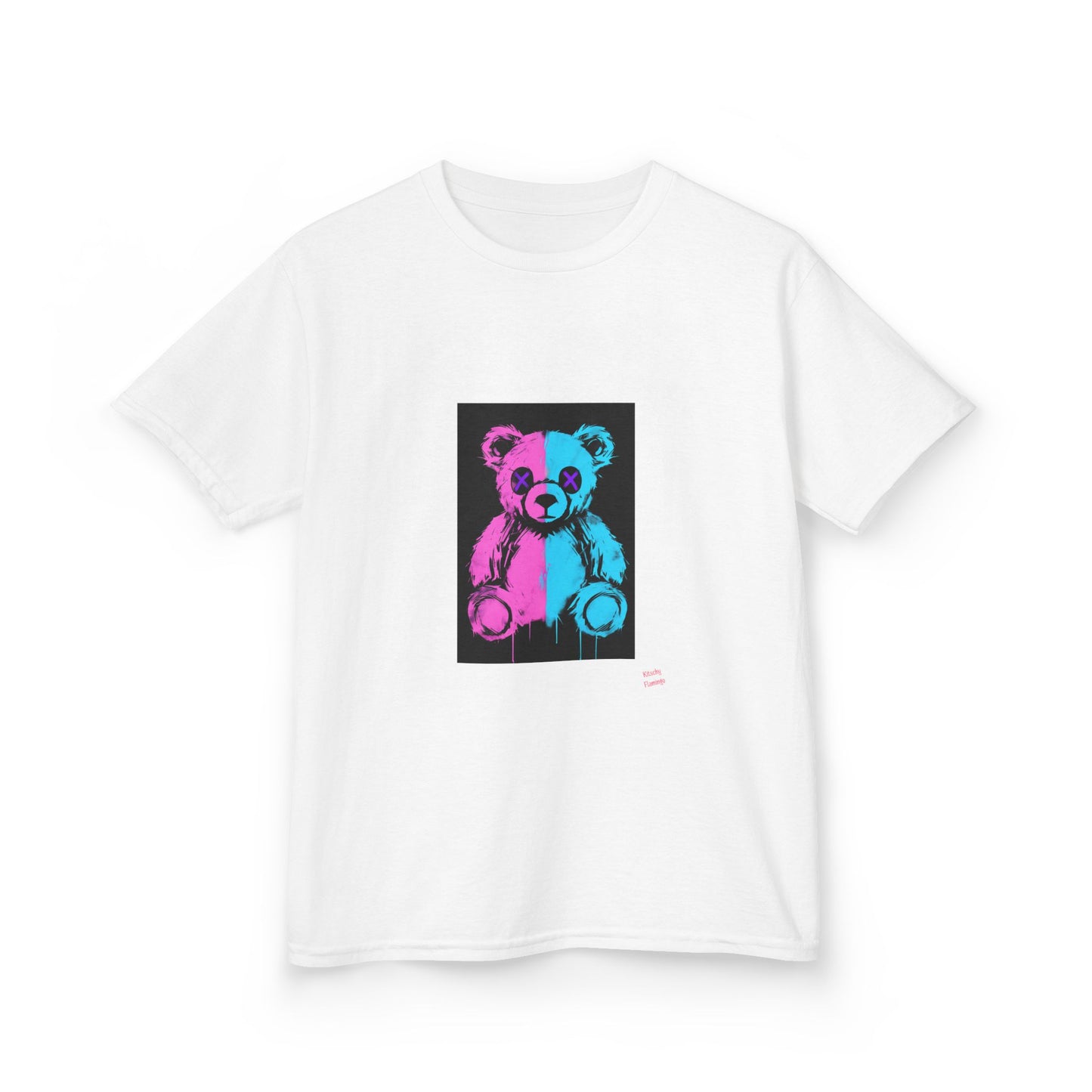 Vibrant Bear Kids Tee, Fun Tshirt for Children or Teens, Birthday Gift, Playful Design, Everyday Wear, Youth Fashion