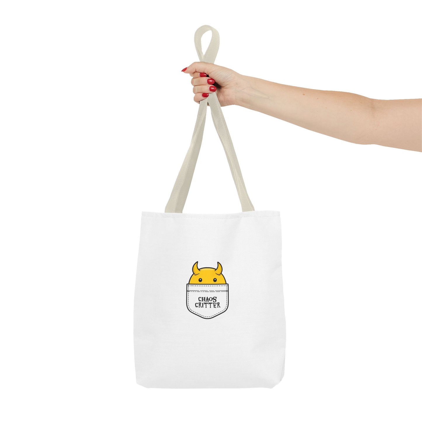 Chaos Critter Tote Bag, Fun Tote for All Occasions, Perfect Gift for Students, Eco-Friendly Shopping Bag, Cute Design, Everyday Use