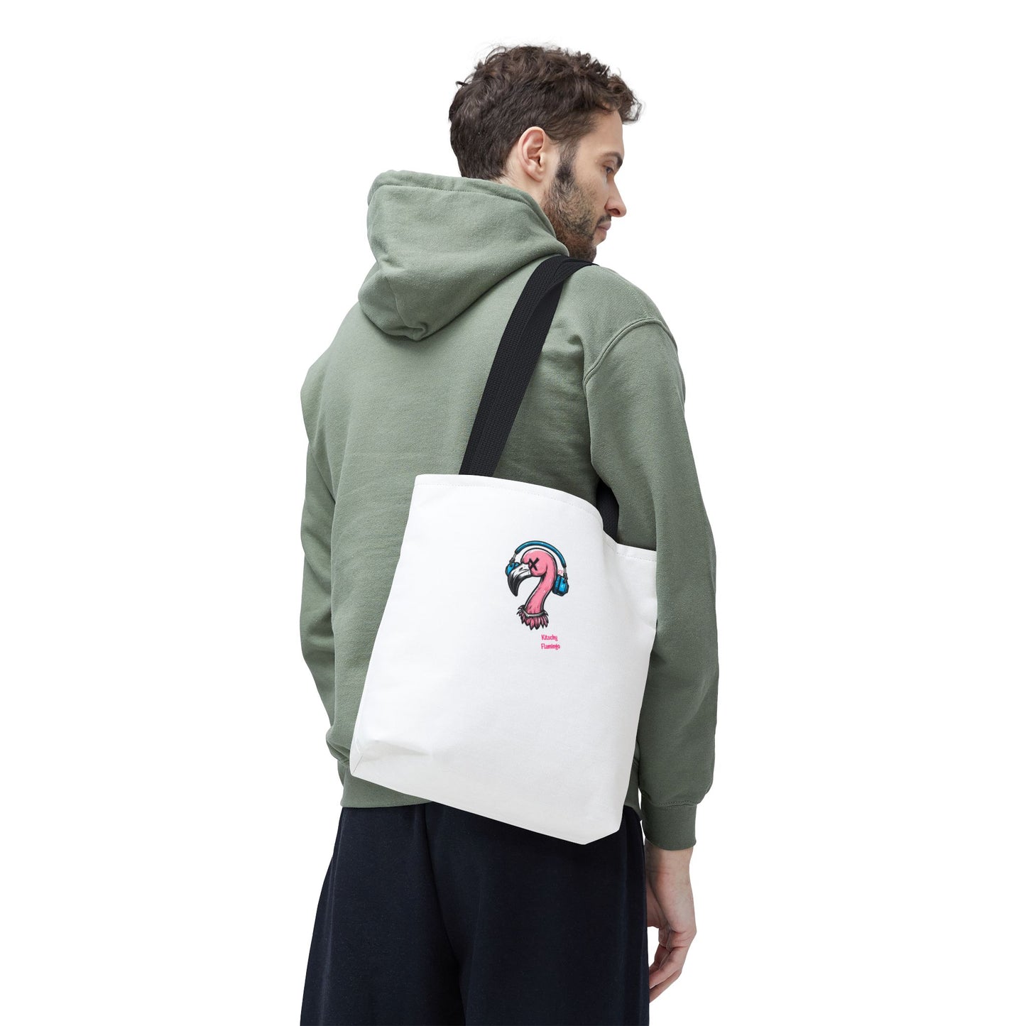 Kitschy Flamingo Tote Bag - Perfect for Beach Days, Shopping, Gifts, Eco-Friendly, Fun Travel Accessory
