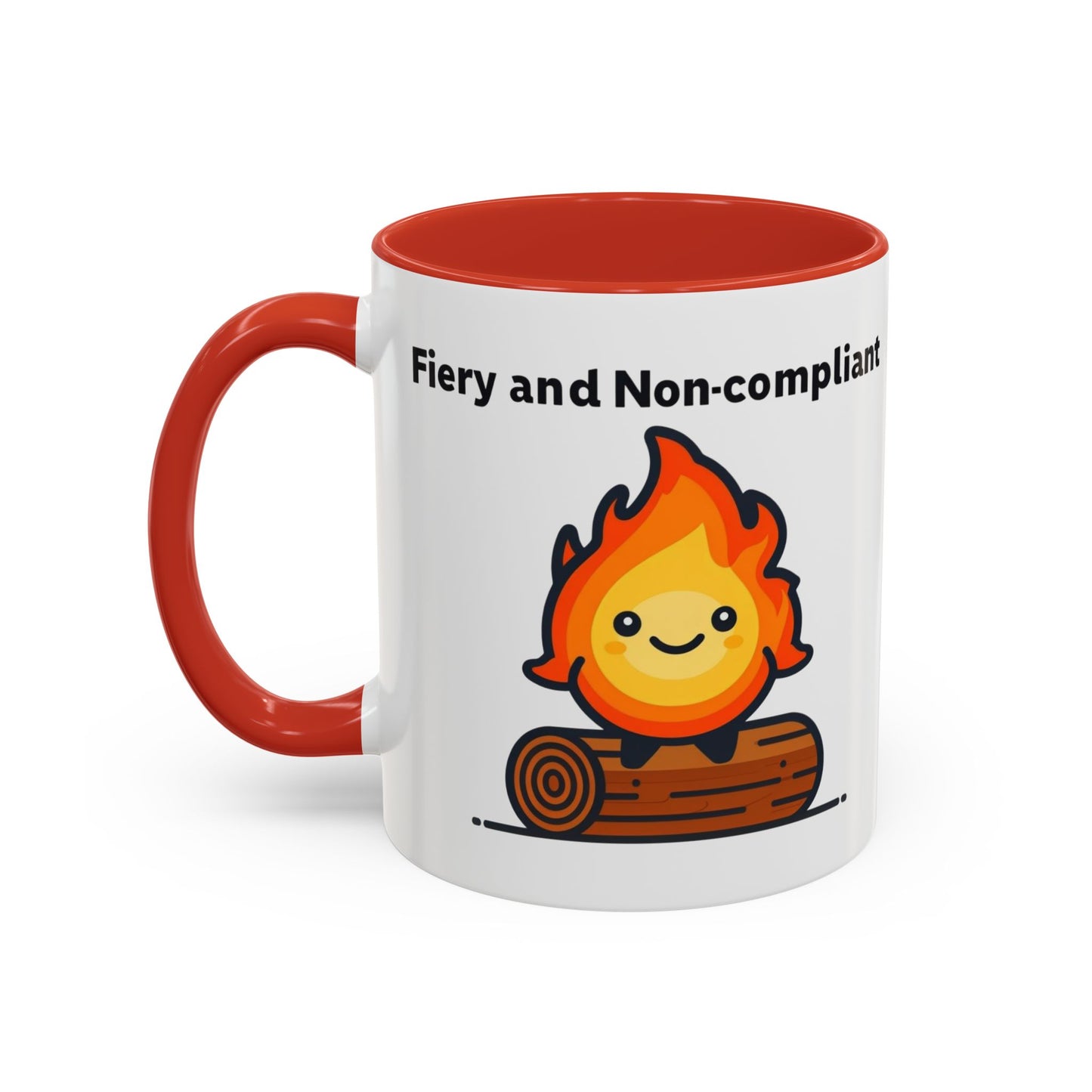 Fiery Coffee Mug | Fun Campfire Theme | Perfect Gift for Campers, Nature Lovers, Cozy Mornings, Birthdays, Holidays