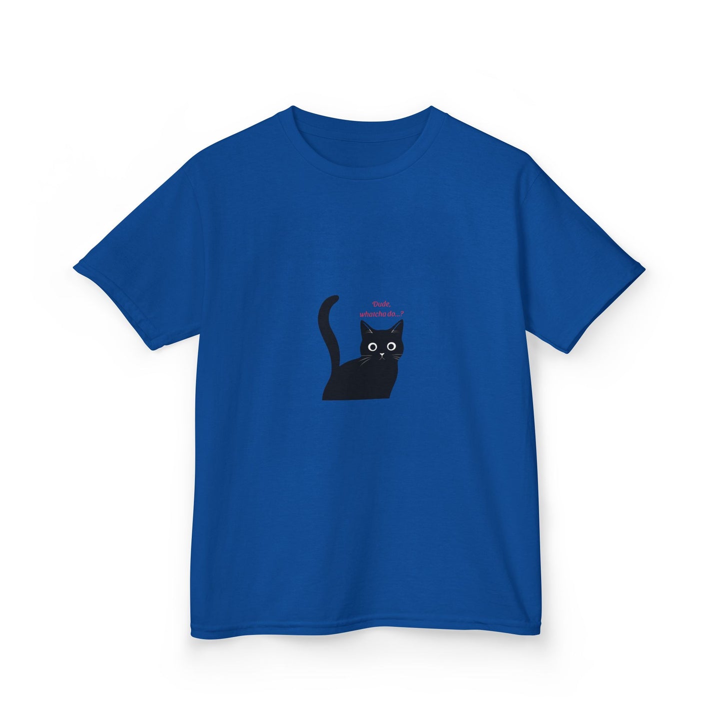 Cute Cat Kids T-Shirt, Funny Cat Tee, Pet Lover Gift, Children's Cotton Tee, Birthday Gift, Animal Lover Tee