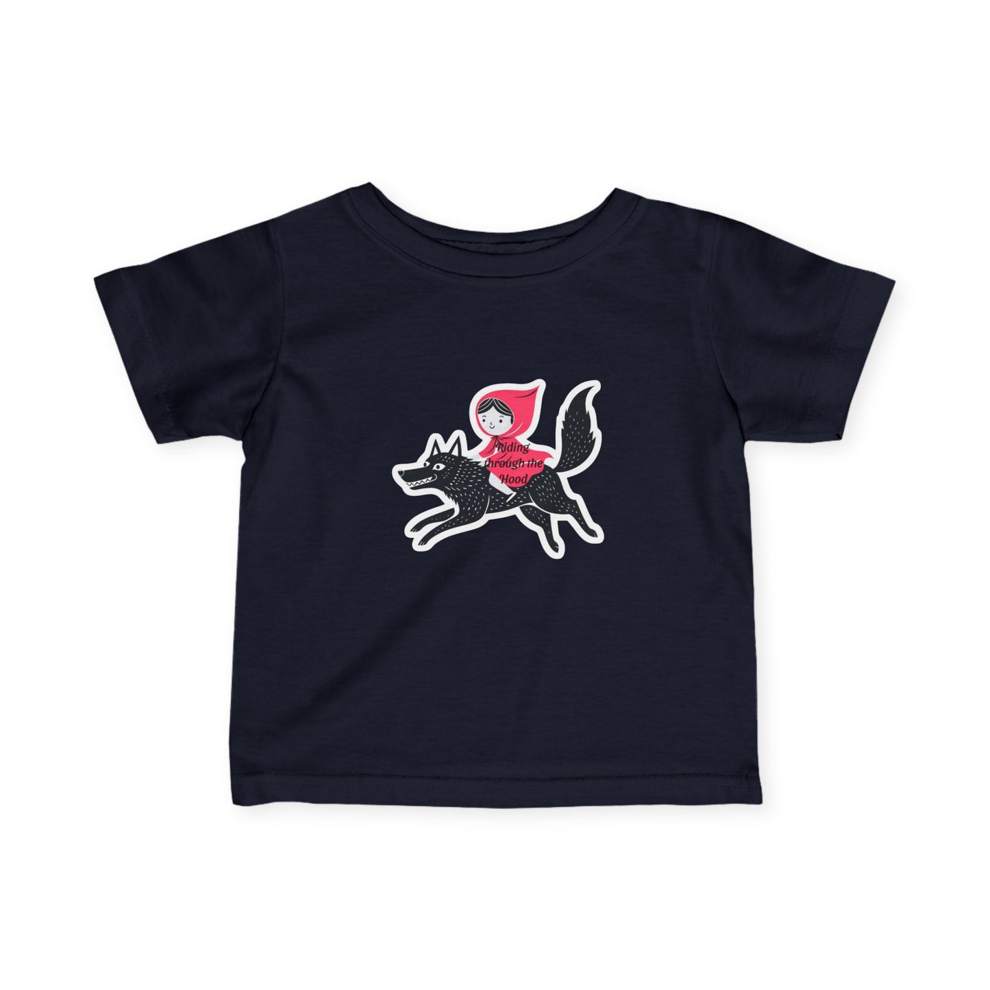 Whimsical Infant Tee - Little Red Riding Hood Adventure, Baby T-Shirt, Kids Clothing, Nursery Gift, Toddler Apparel