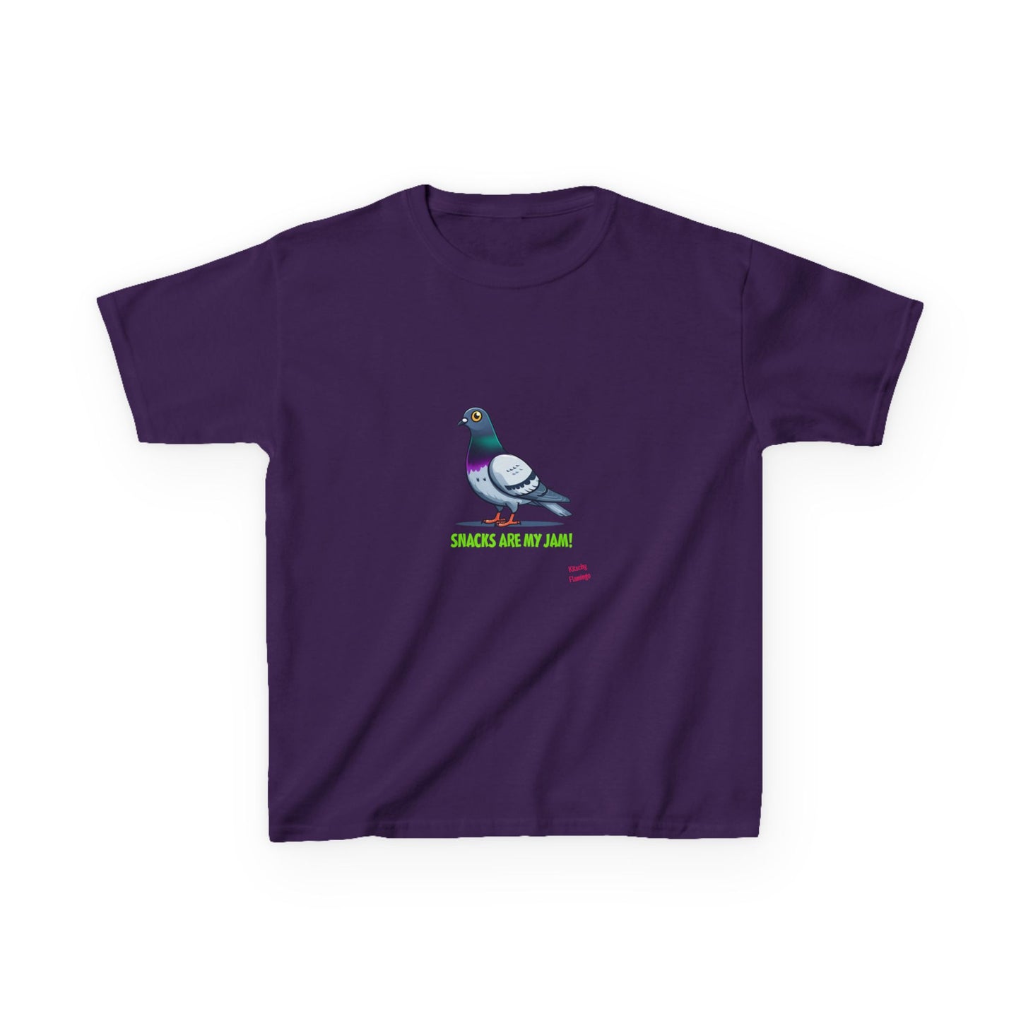 Kids Snack-Themed Tee, Fun Gifts for Kids, Bird Lovers T-Shirt, Cute Summer Outfits, Birthday Party Apparel