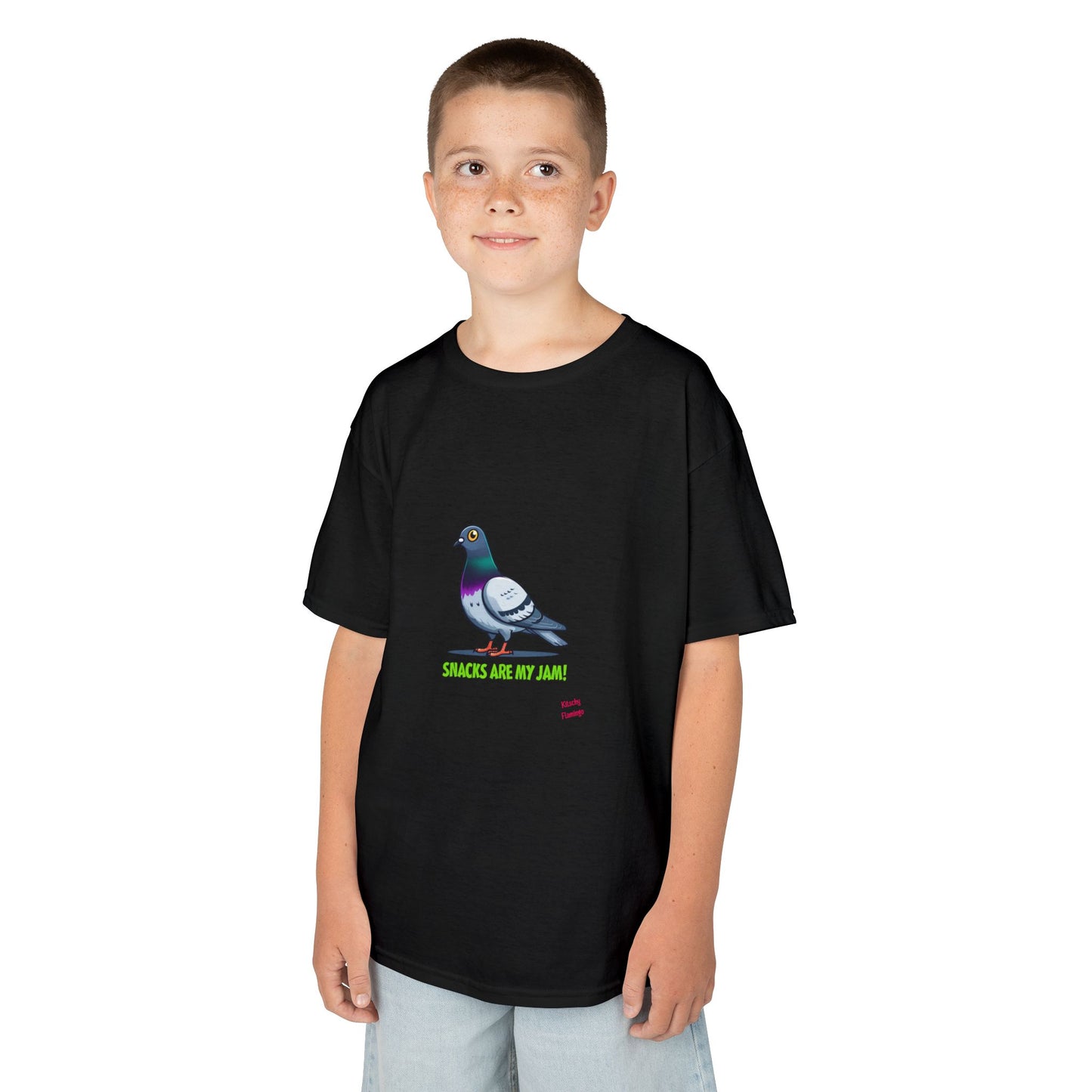 Kids Snack-Themed Tee, Fun Gifts for Kids, Bird Lovers T-Shirt, Cute Summer Outfits, Birthday Party Apparel