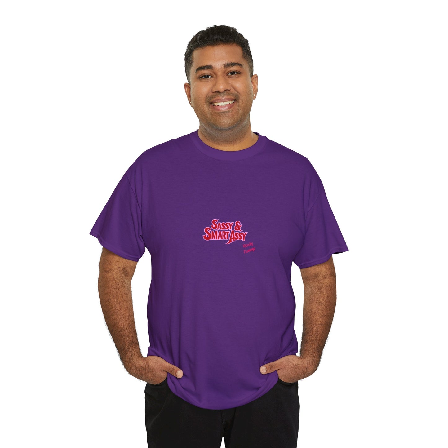 Sassy & Smart Assy Unisex Tee - Fun Cotton T-Shirt for Casual Outfits, Gift for Friends, Birthday Wear, Everyday Style, Quirky Graphic Shirt