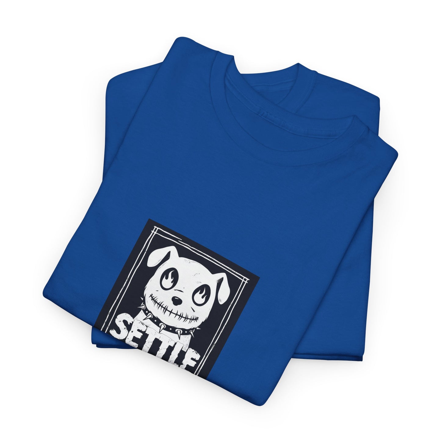 Settle Petal Dog Tee | Fun Unisex Cotton T-Shirt for Casual Wear
