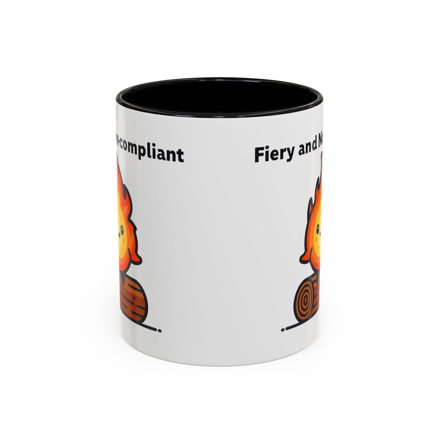 Fiery Coffee Mug | Fun Campfire Theme | Perfect Gift for Campers, Nature Lovers, Cozy Mornings, Birthdays, Holidays