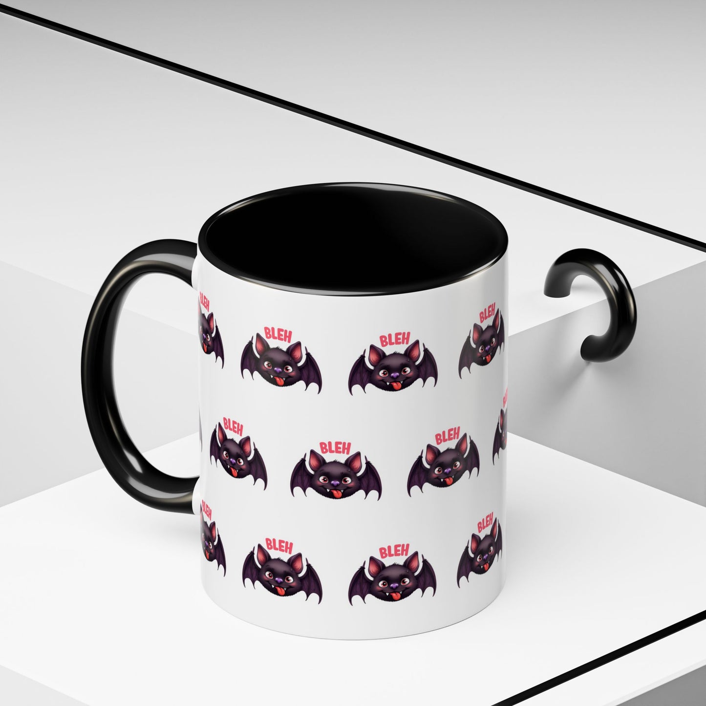 Gothic Bat Coffee Mug, Halloween Gift, Cute Animal Cup, Spooky Decor, Funny Kitchenware