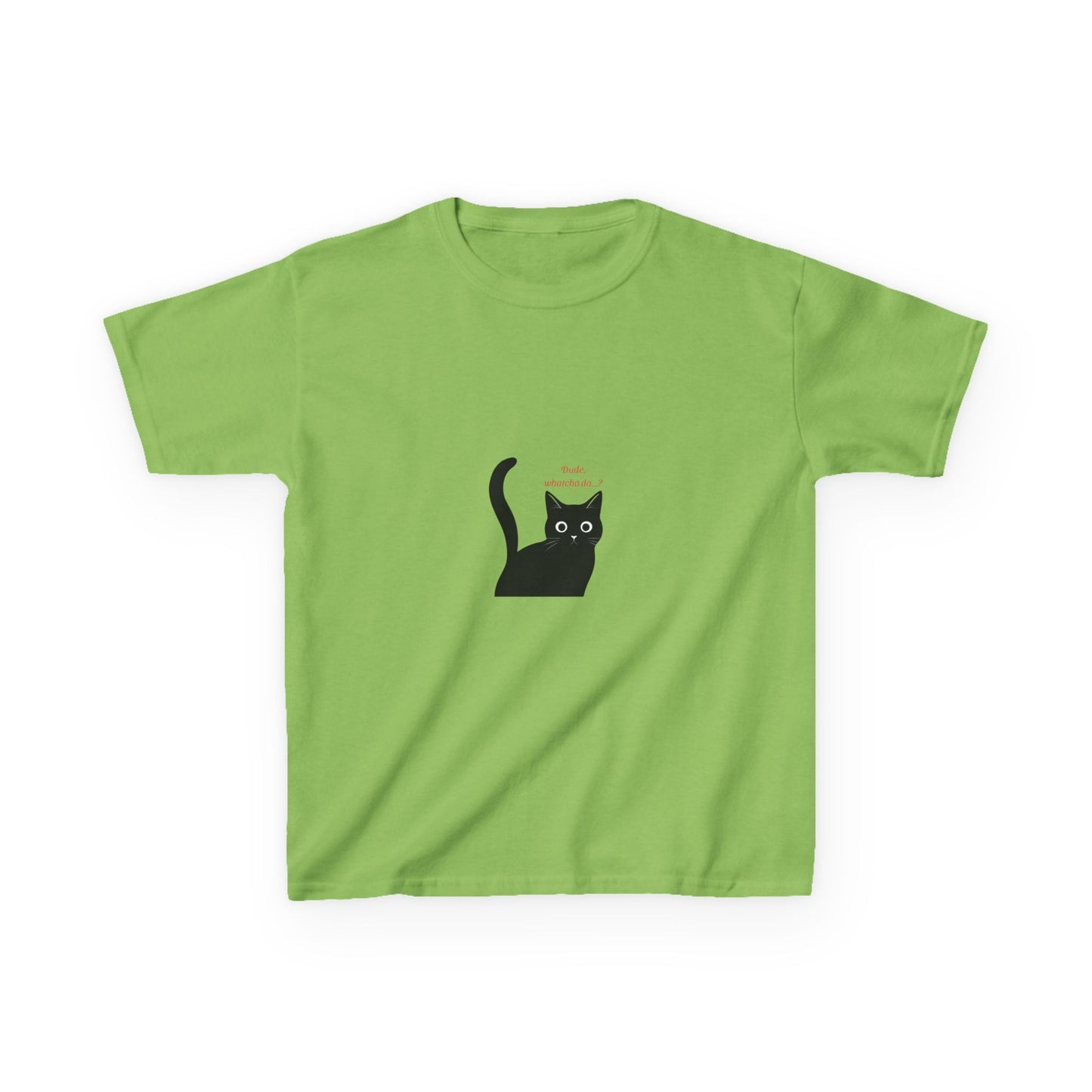 Cute Cat Kids T-Shirt, Funny Cat Tee, Pet Lover Gift, Children's Cotton Tee, Birthday Gift, Animal Lover Tee
