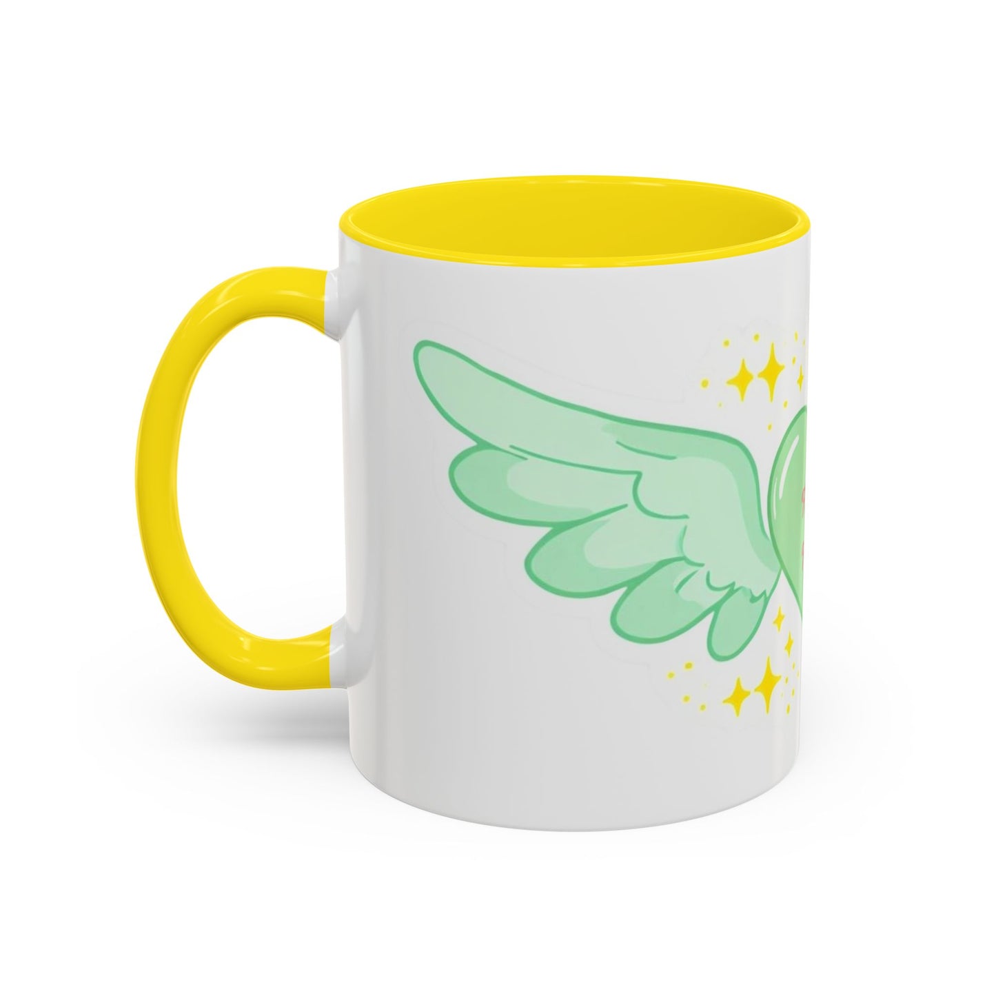 Funny Angel Wings Coffee Mug - Perfect Gift for Friends, Coffee Lovers, Hilarious Decor, Cute Kitchenware, Playful Mug