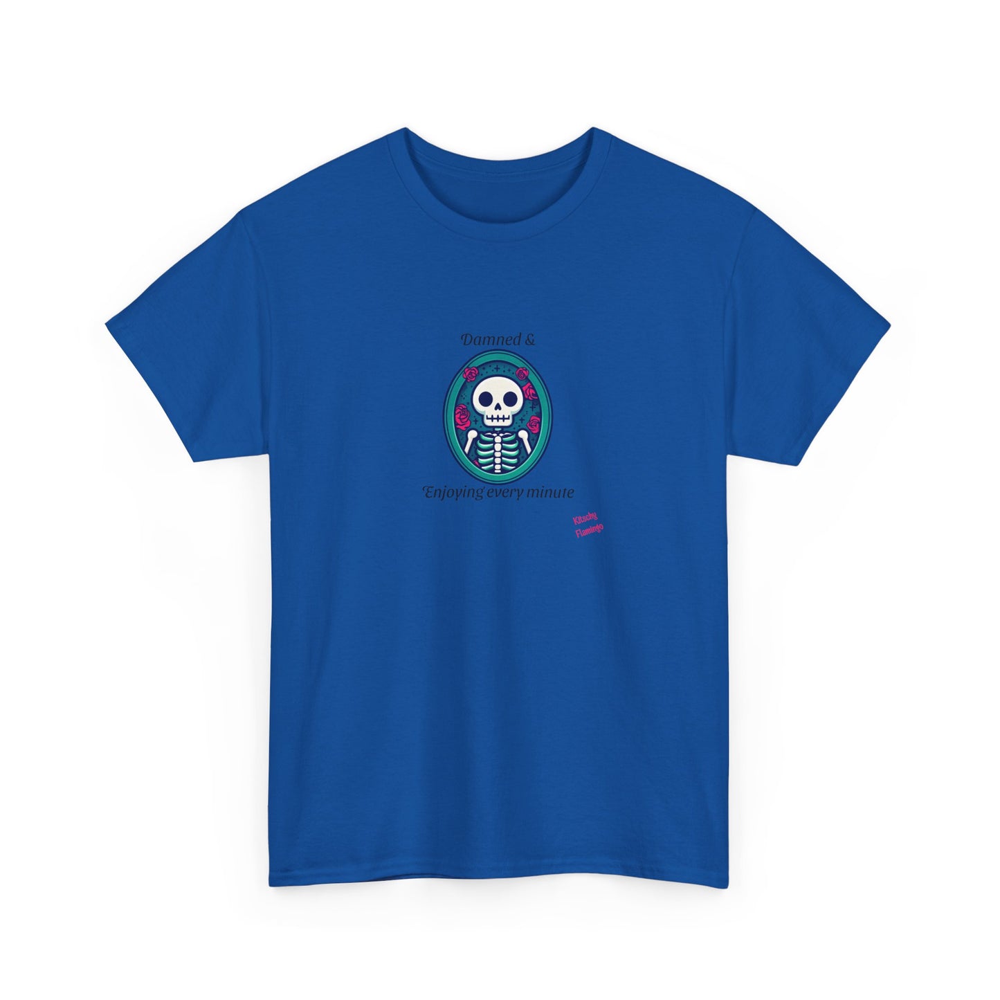 Skeleton Vibes Unisex Heavy Cotton Tee - Perfect for Halloween, Casual Wear, Gifts, Parties, and Trendy Outfits