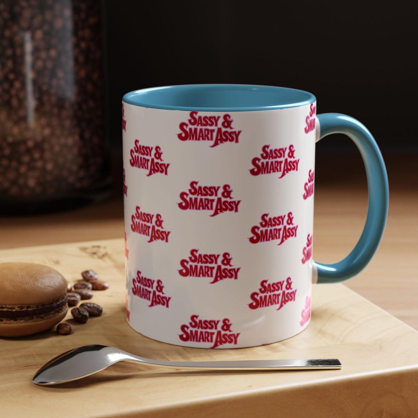 Sassy Coffee Mug, Sassy & Smart Assy, Funny Gift, Home Office Décor, Coffee Lover, Birthday Present, Humour Mug